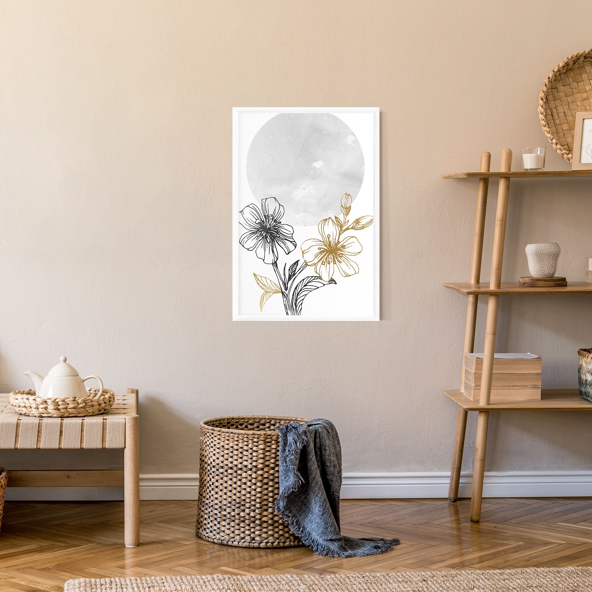 Grey Moon Flowers mockup 9