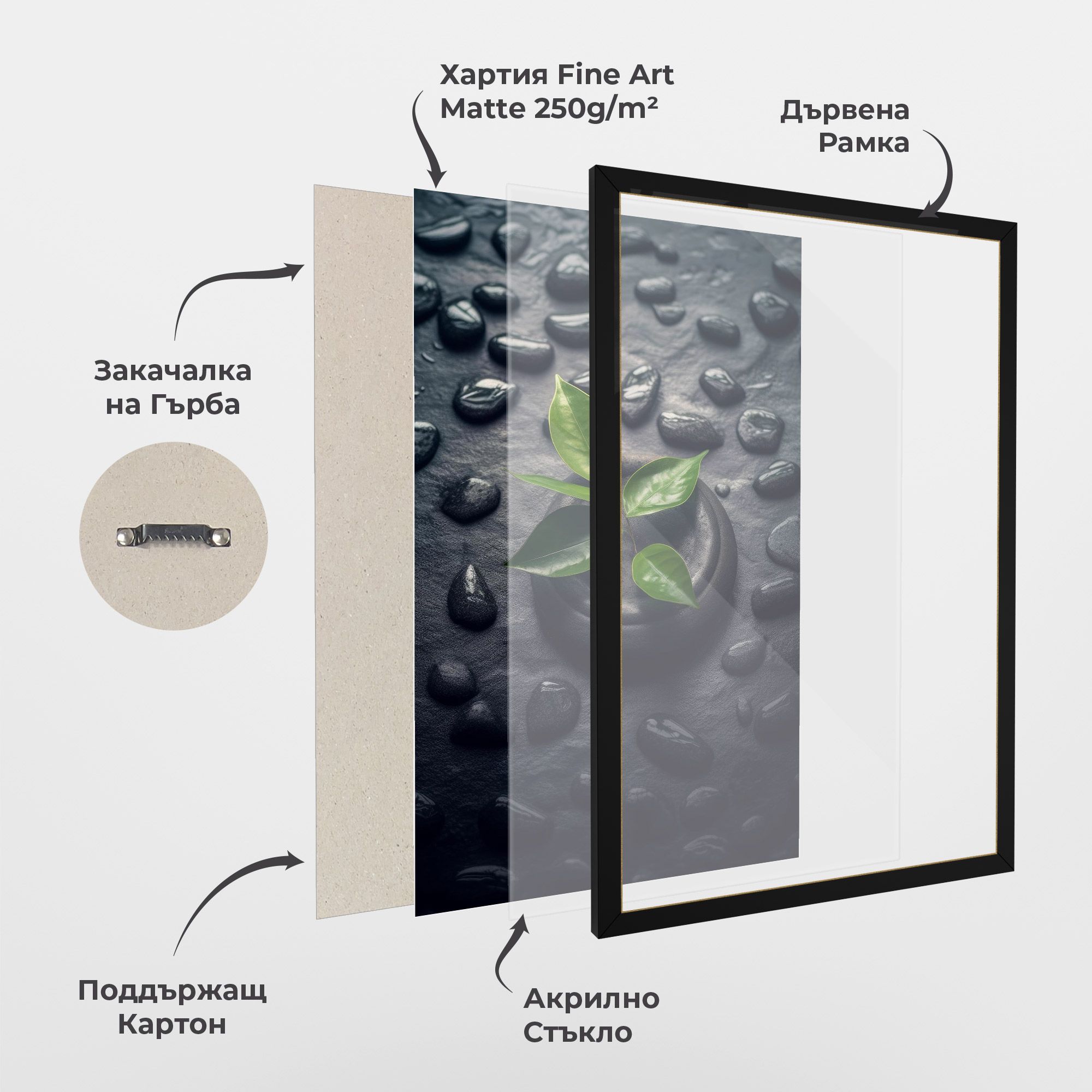 Realistic Spa Leaf mockup 1