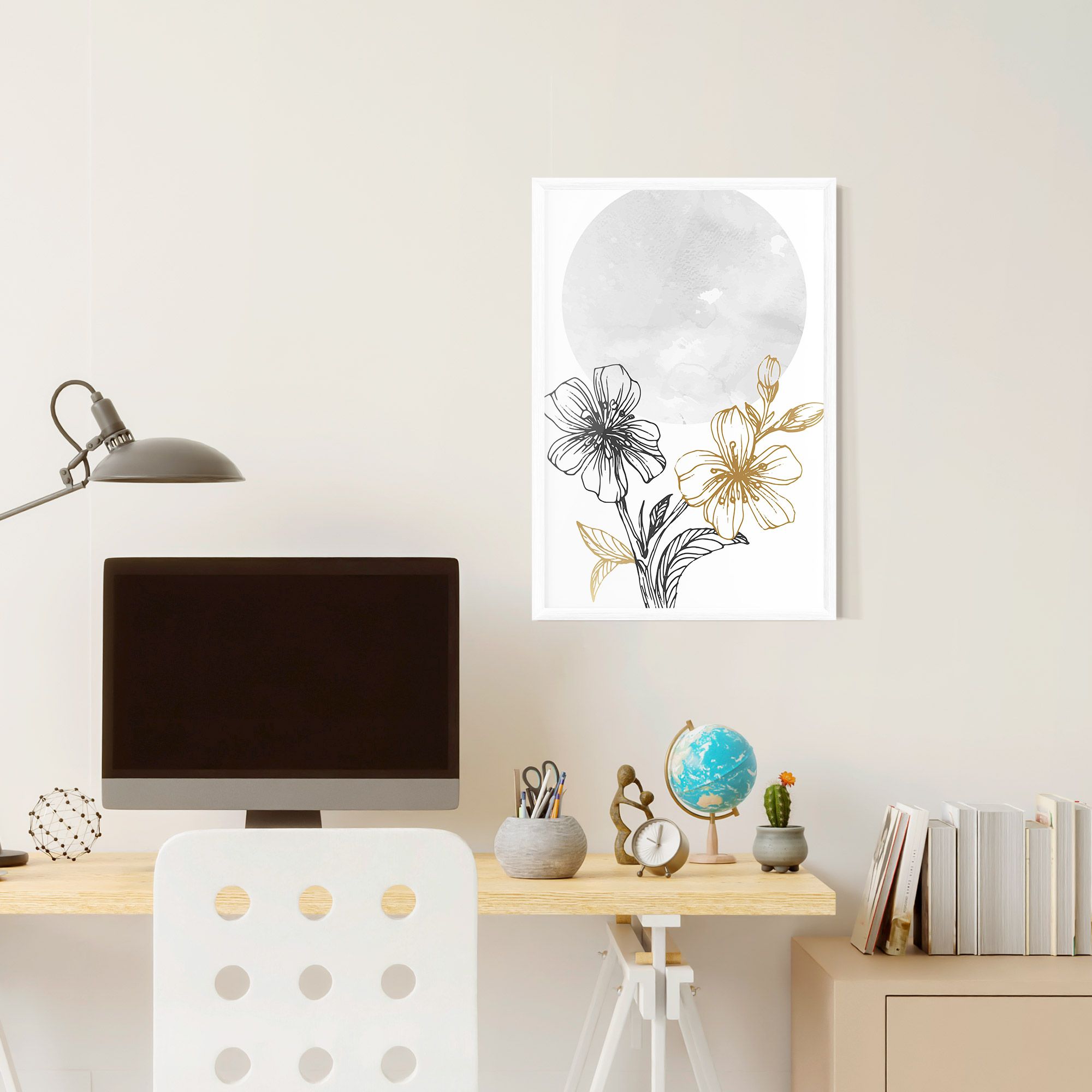 Grey Moon Flowers mockup 6