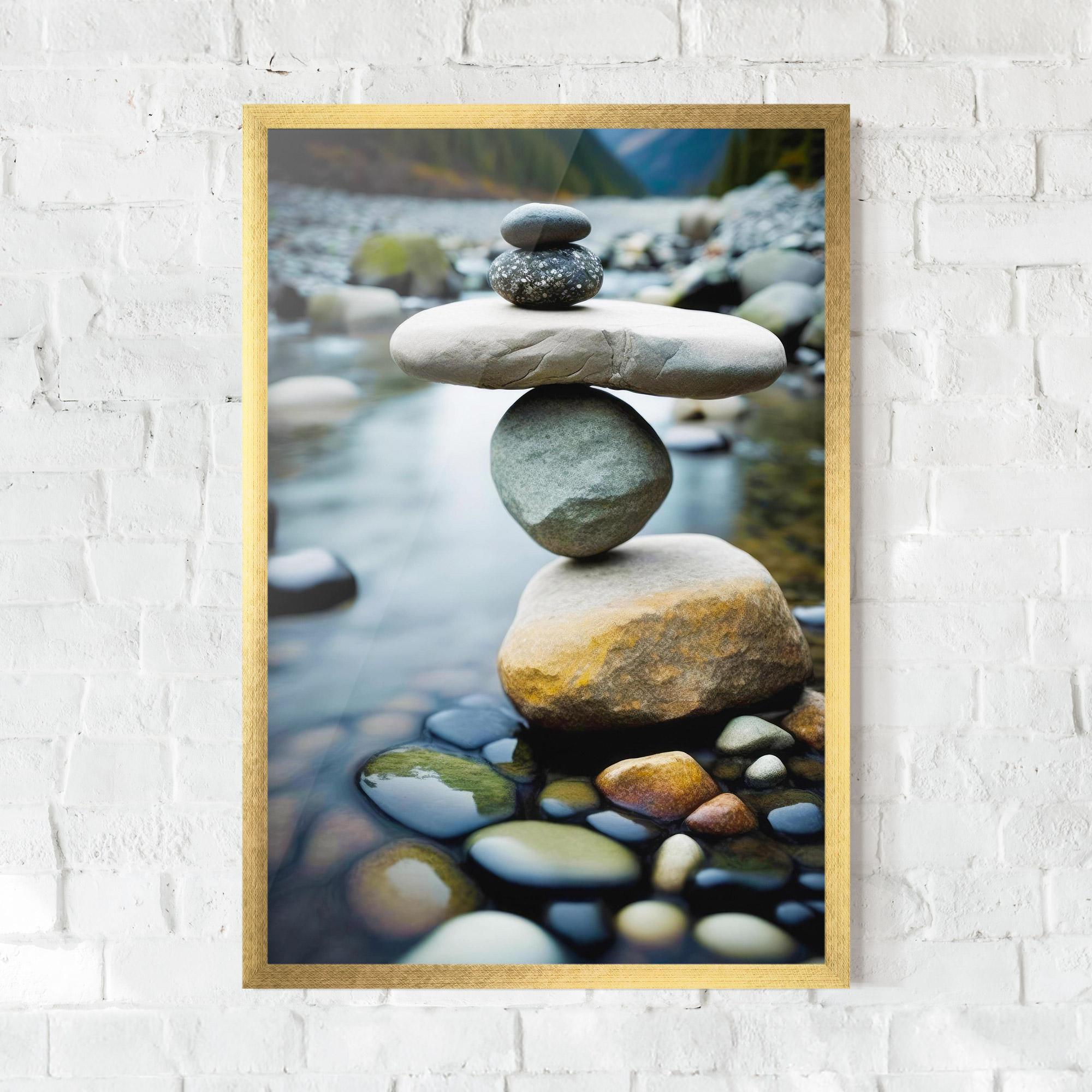 Рамкиран постер Balanced Rocks mockup 0