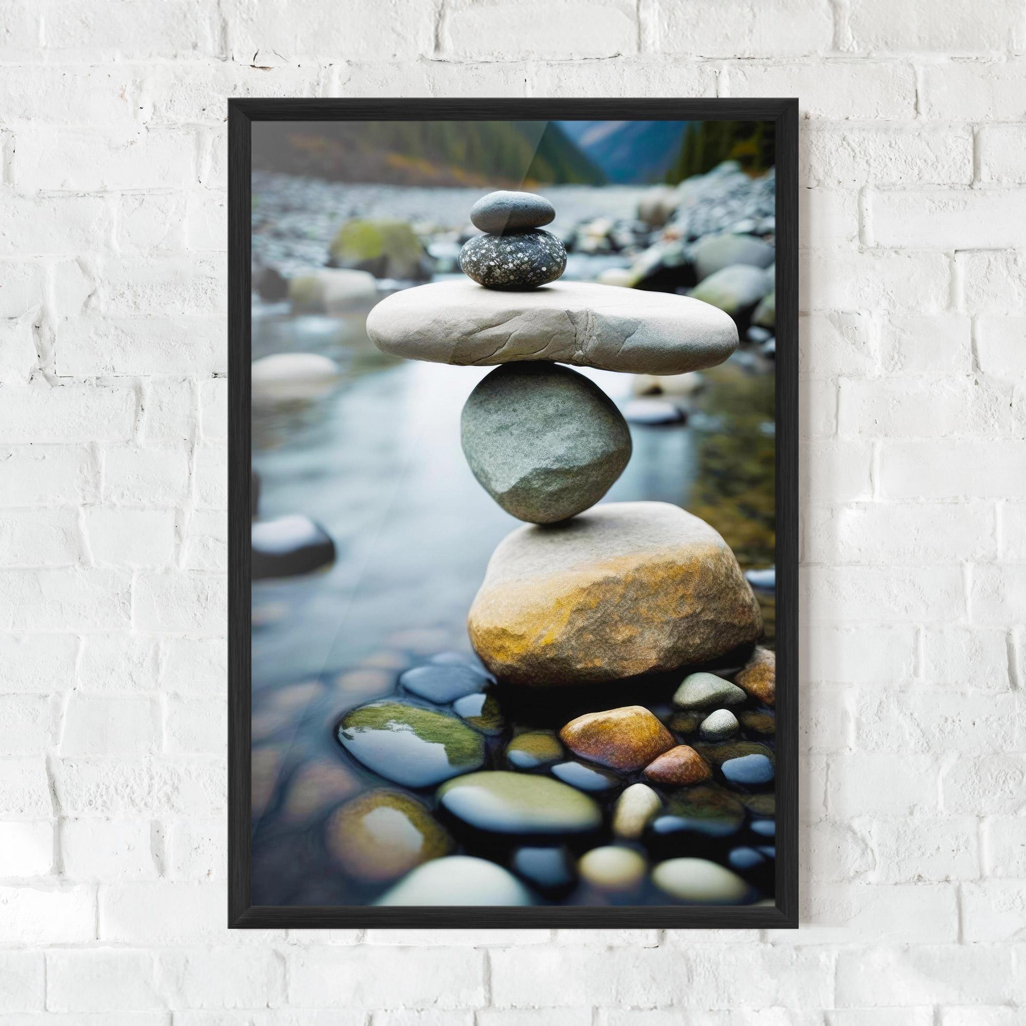 Рамкиран постер Balanced Rocks mockup 0
