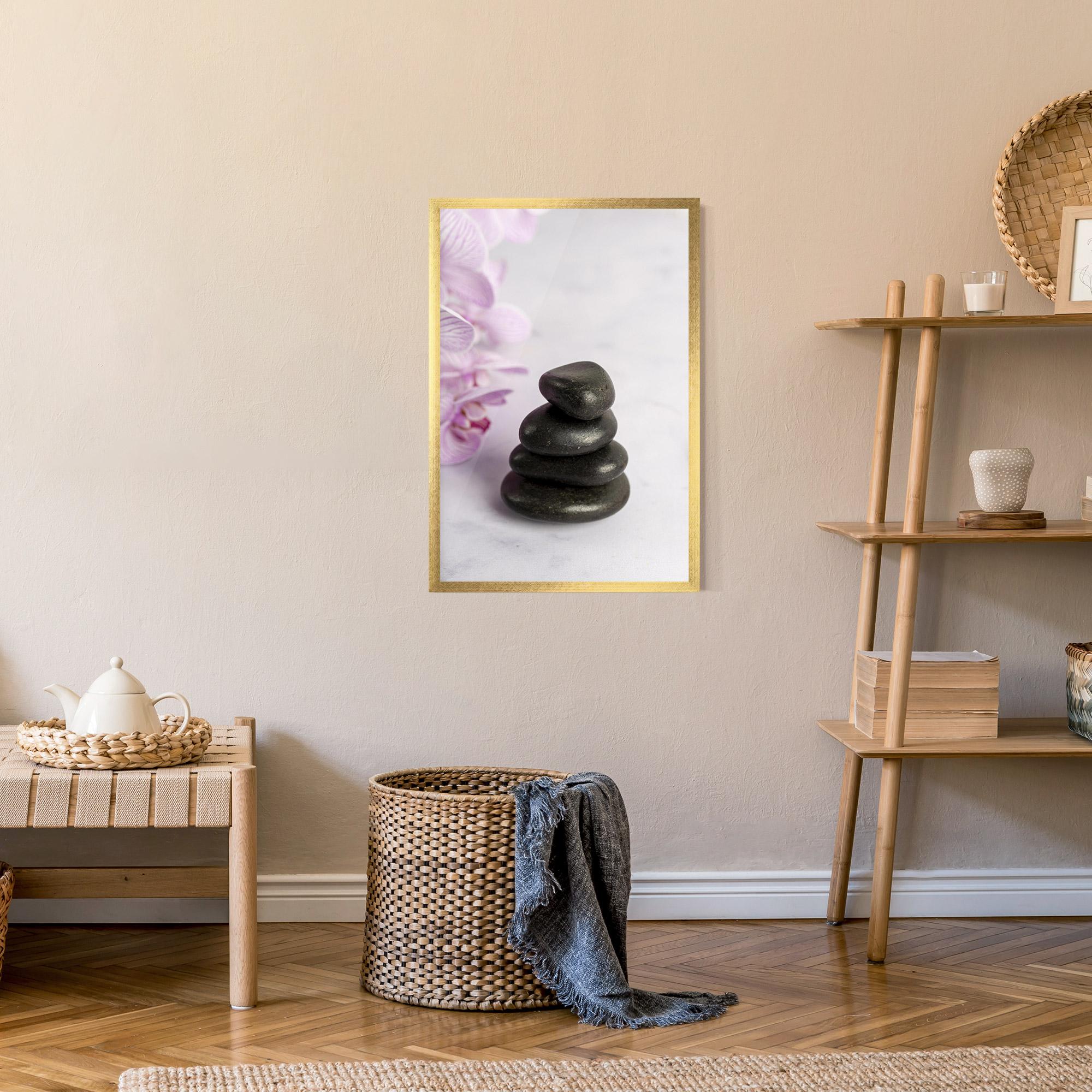 Рамкиран постер Small Stones mockup 9