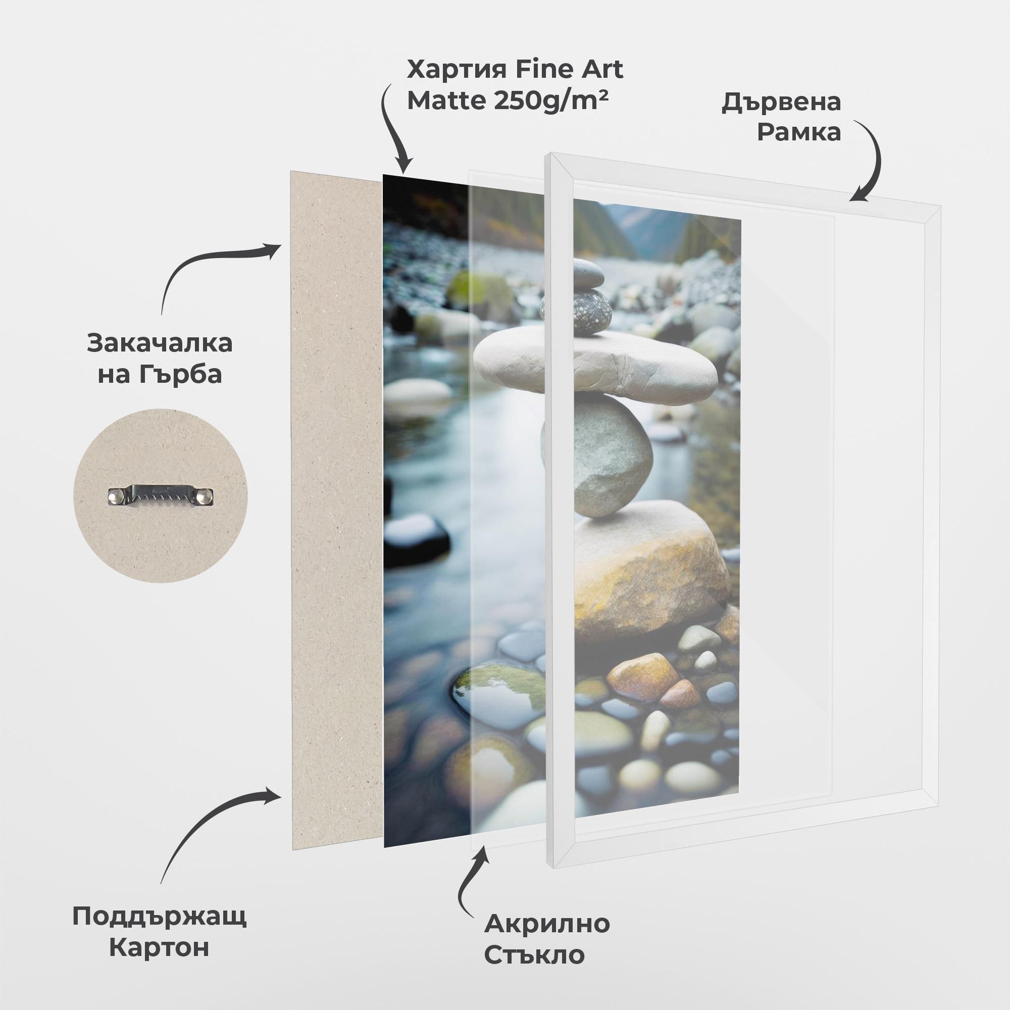 Рамкиран постер Balanced Rocks mockup 1