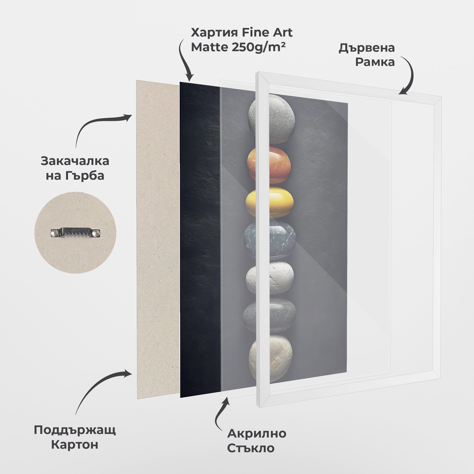 Zen Colorful Stones mockup 1