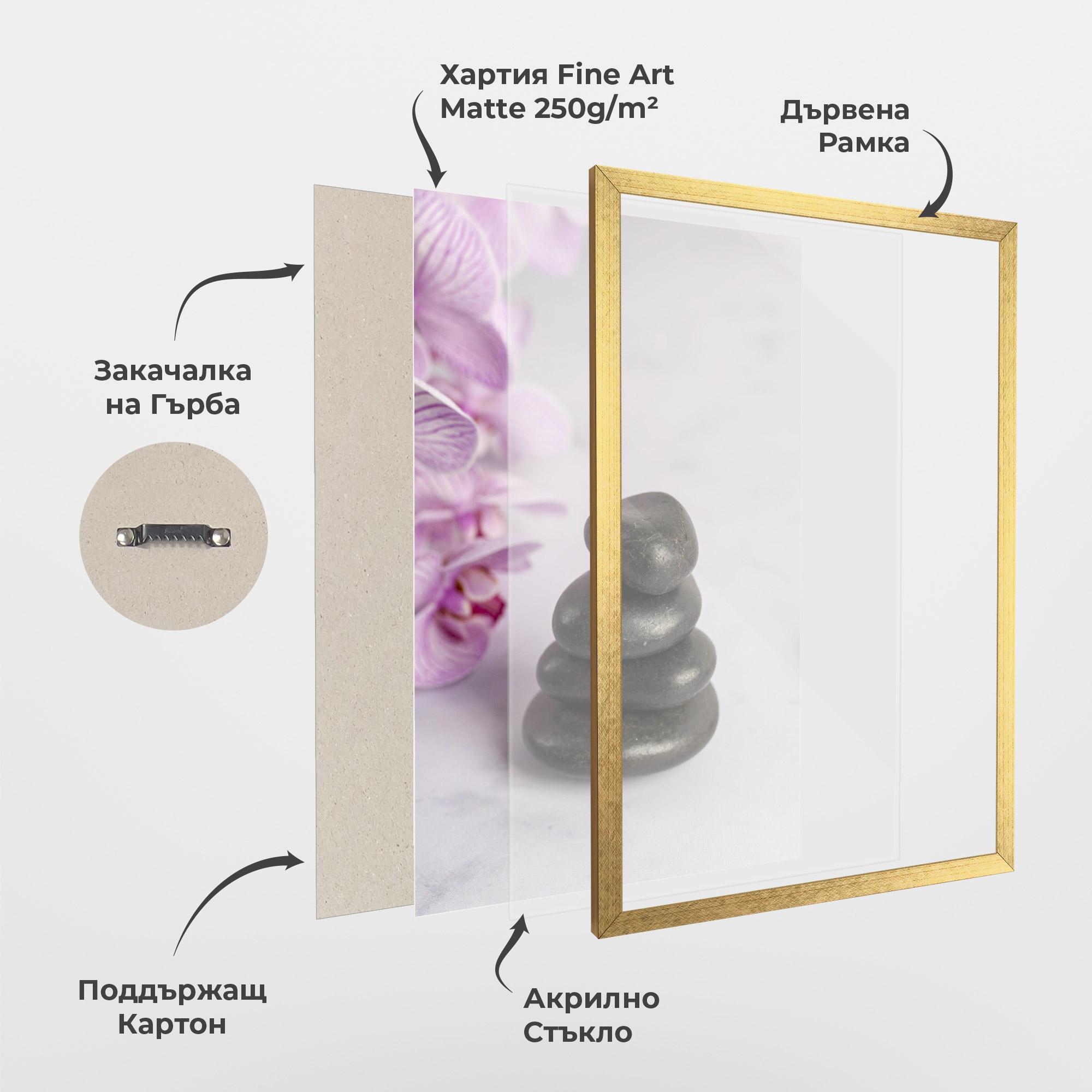 Рамкиран постер Small Stones mockup 1