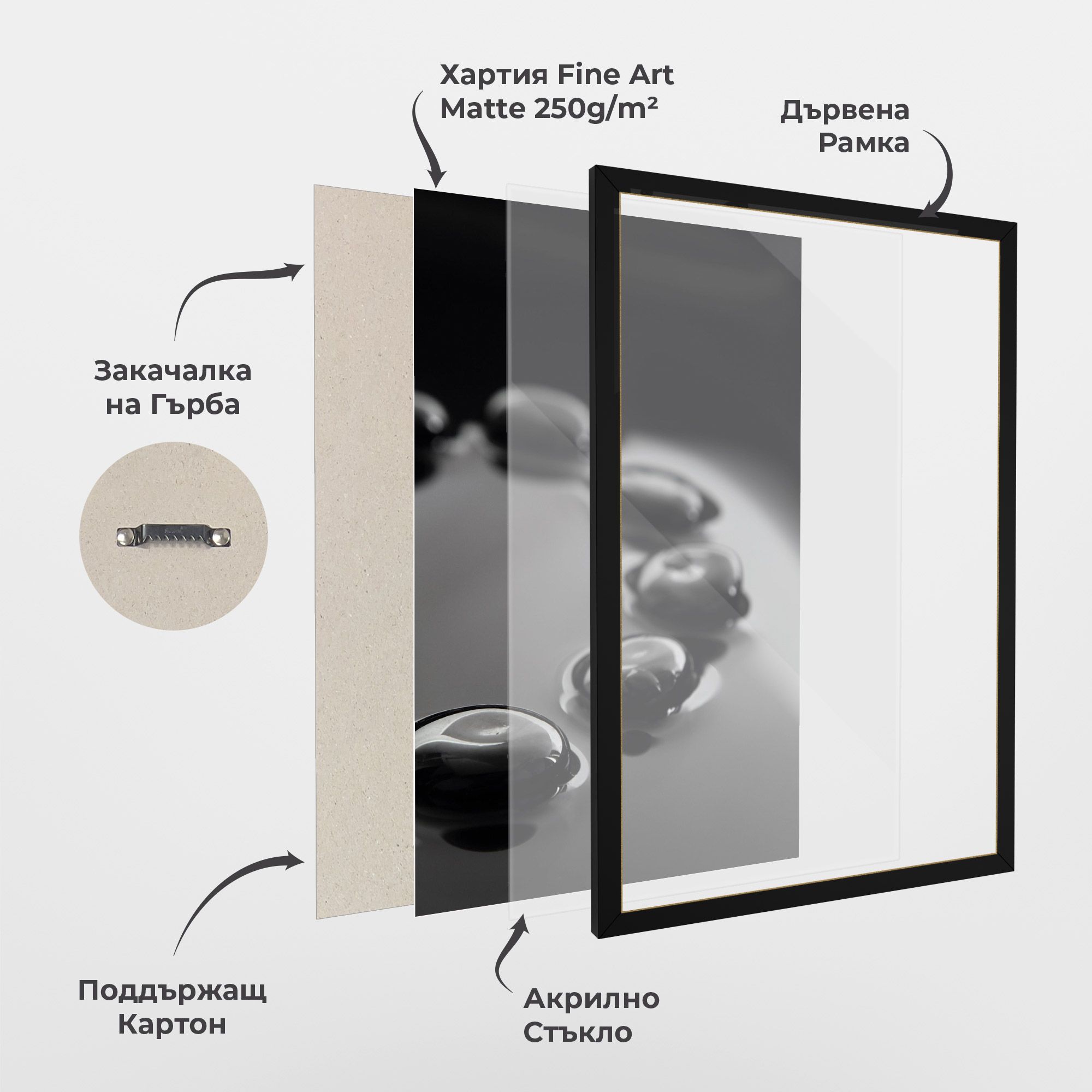 Black Small Stones mockup 1