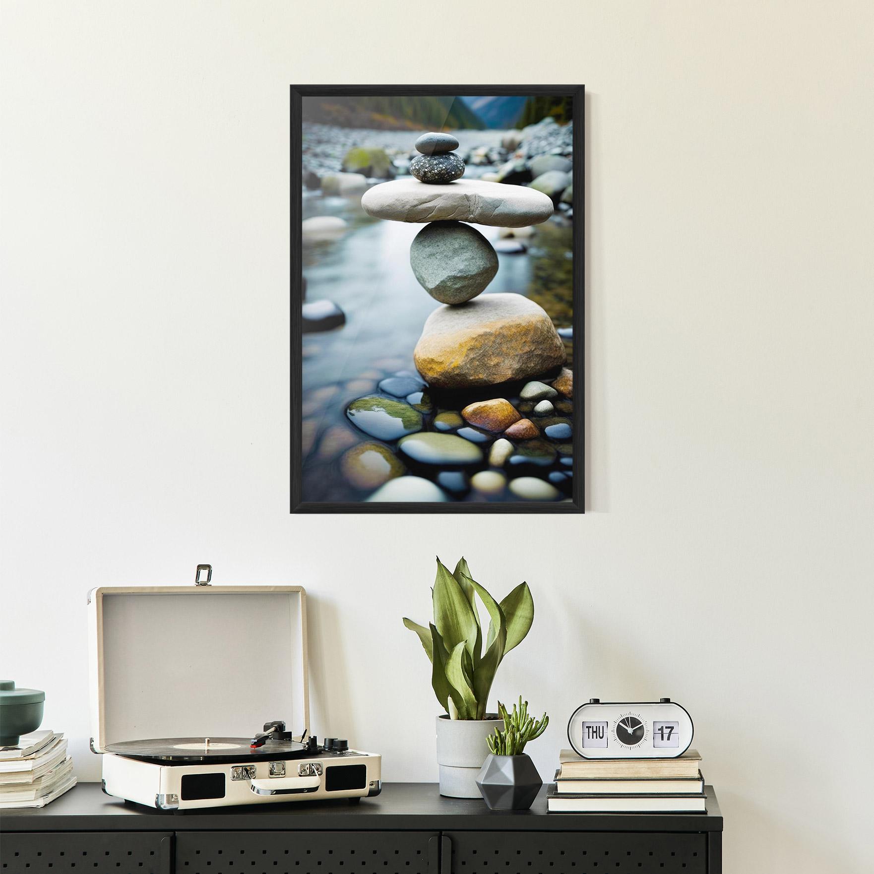 Рамкиран постер Balanced Rocks mockup 2