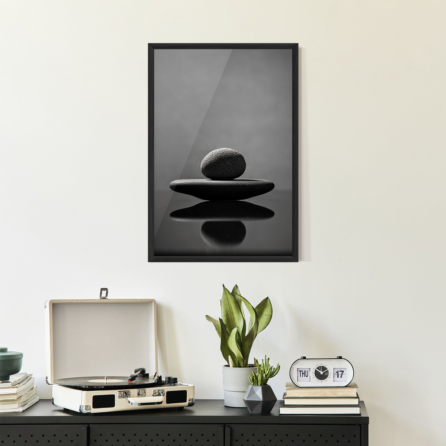 Minimalistic Zen Stone mockup 2