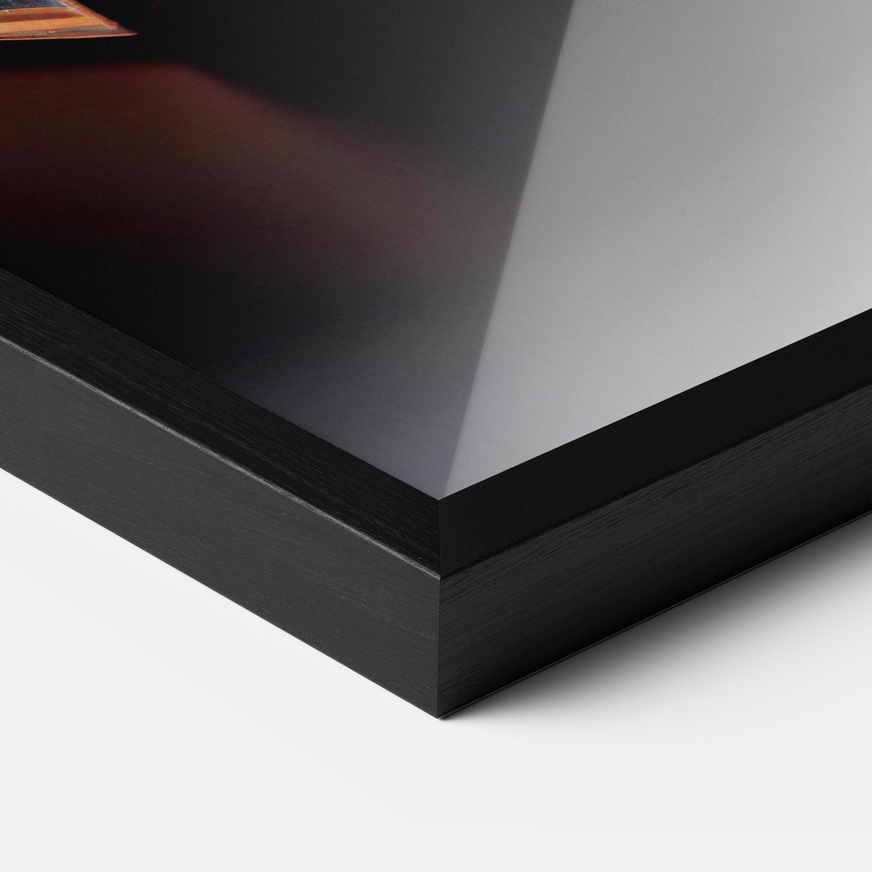 Рамкиран постер Black Zen Stones mockup 3