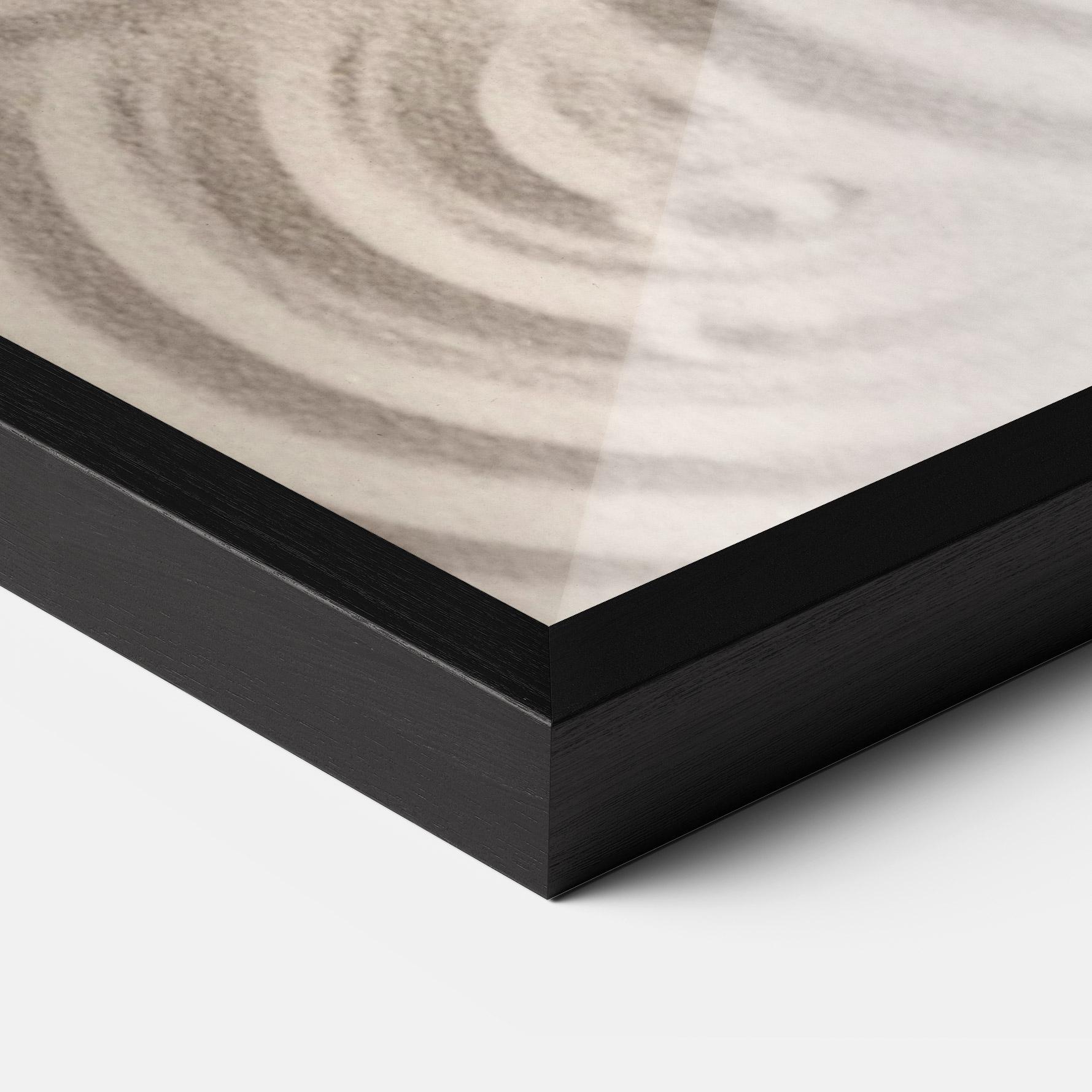 Рамкиран постер Smooth Lines Stones mockup 3