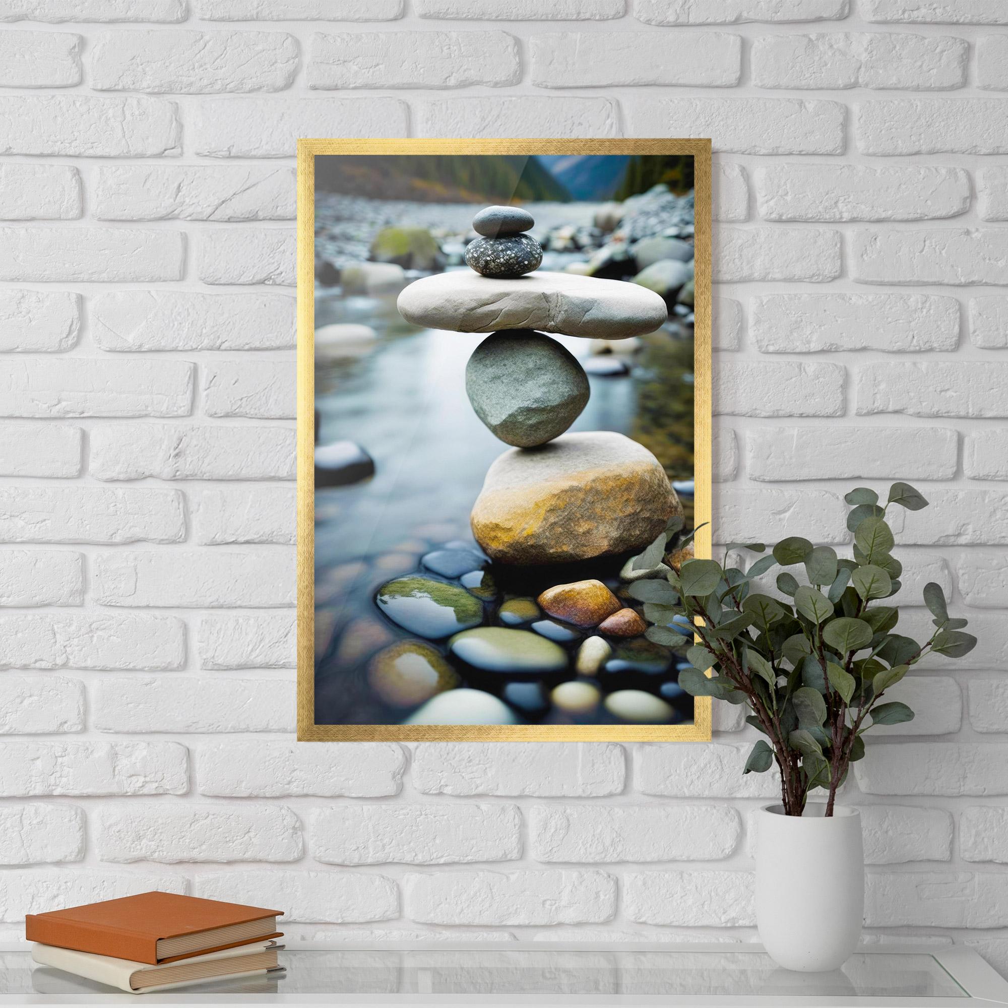 Рамкиран постер Balanced Rocks mockup 5