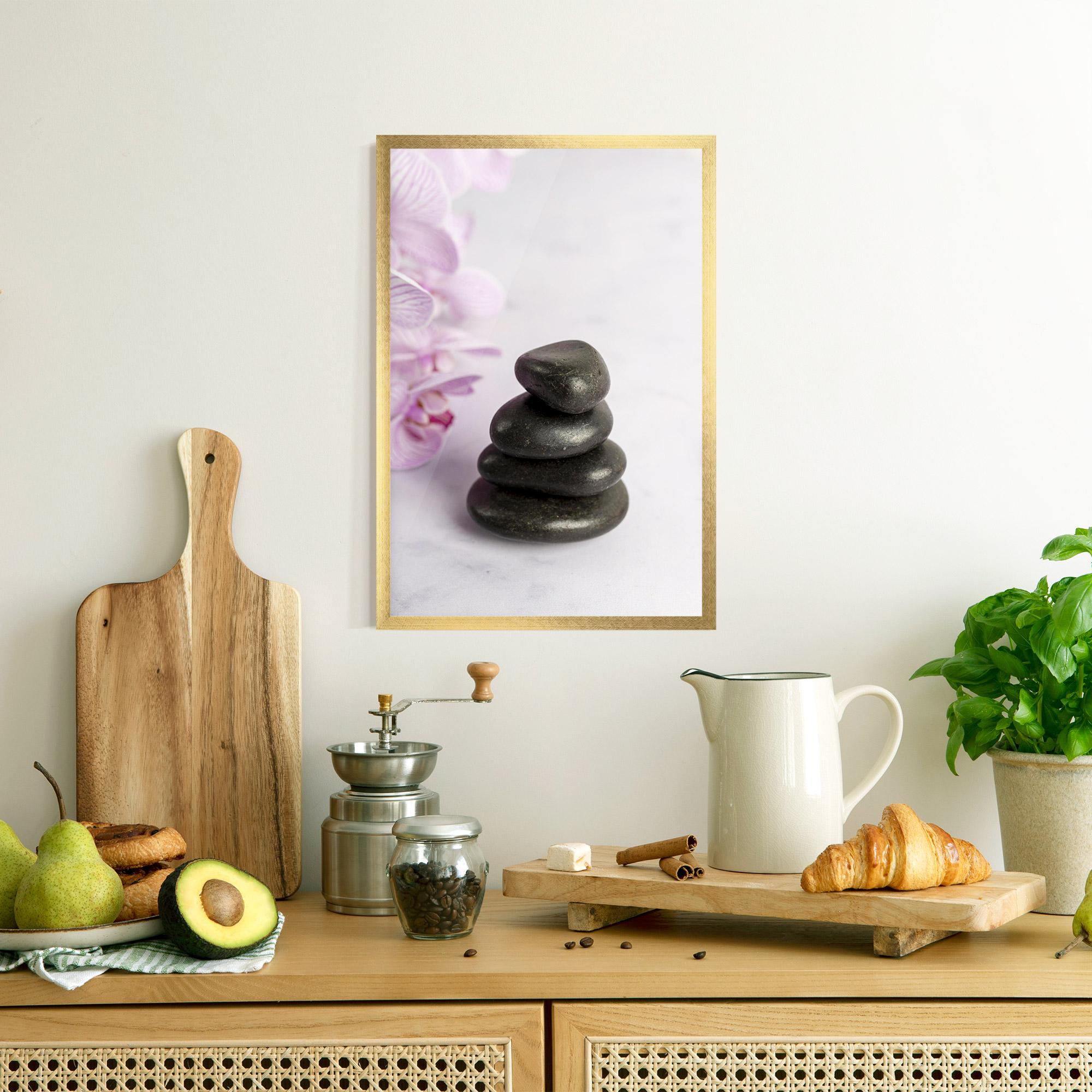 Рамкиран постер Small Stones mockup 8