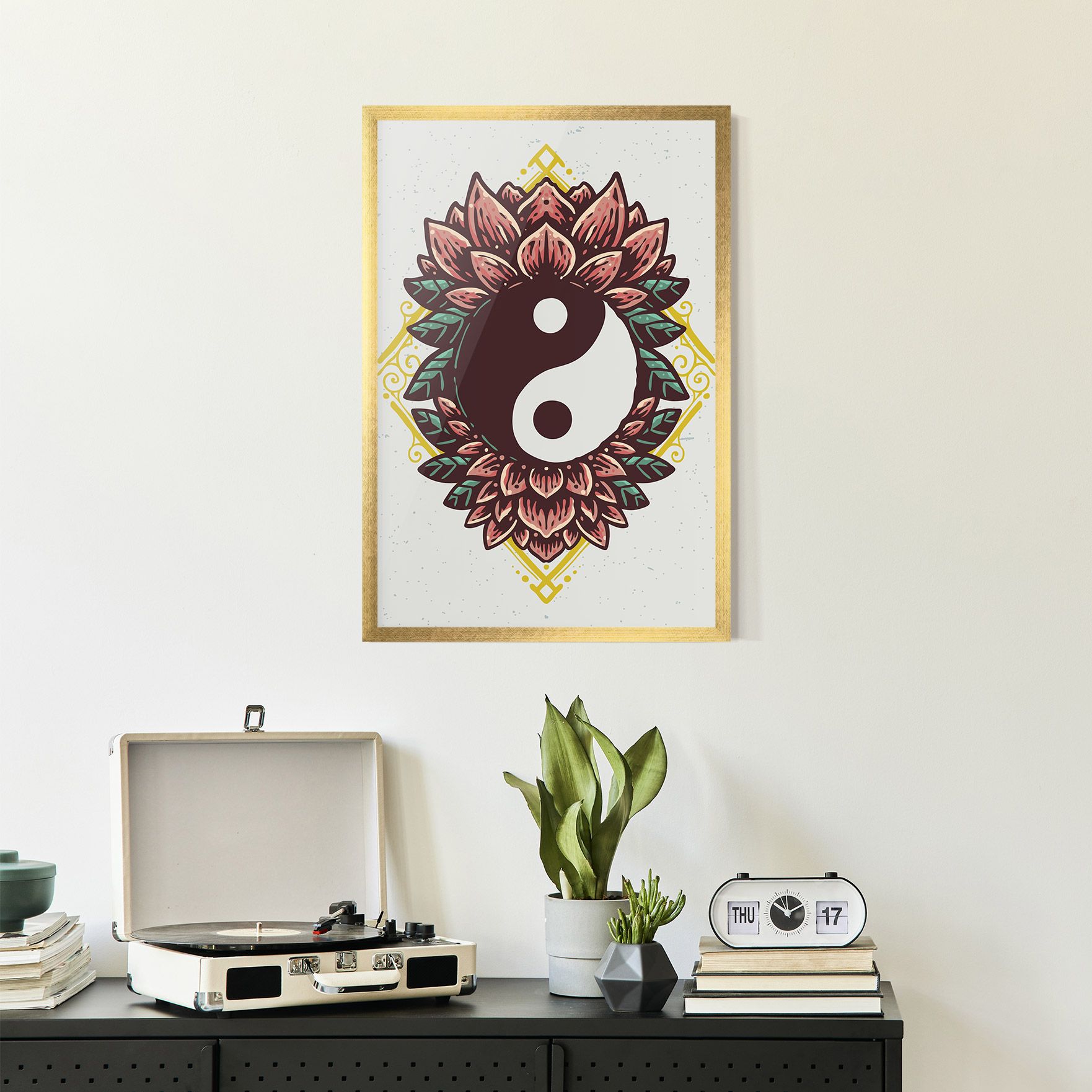 Yinyang Flower mockup 2