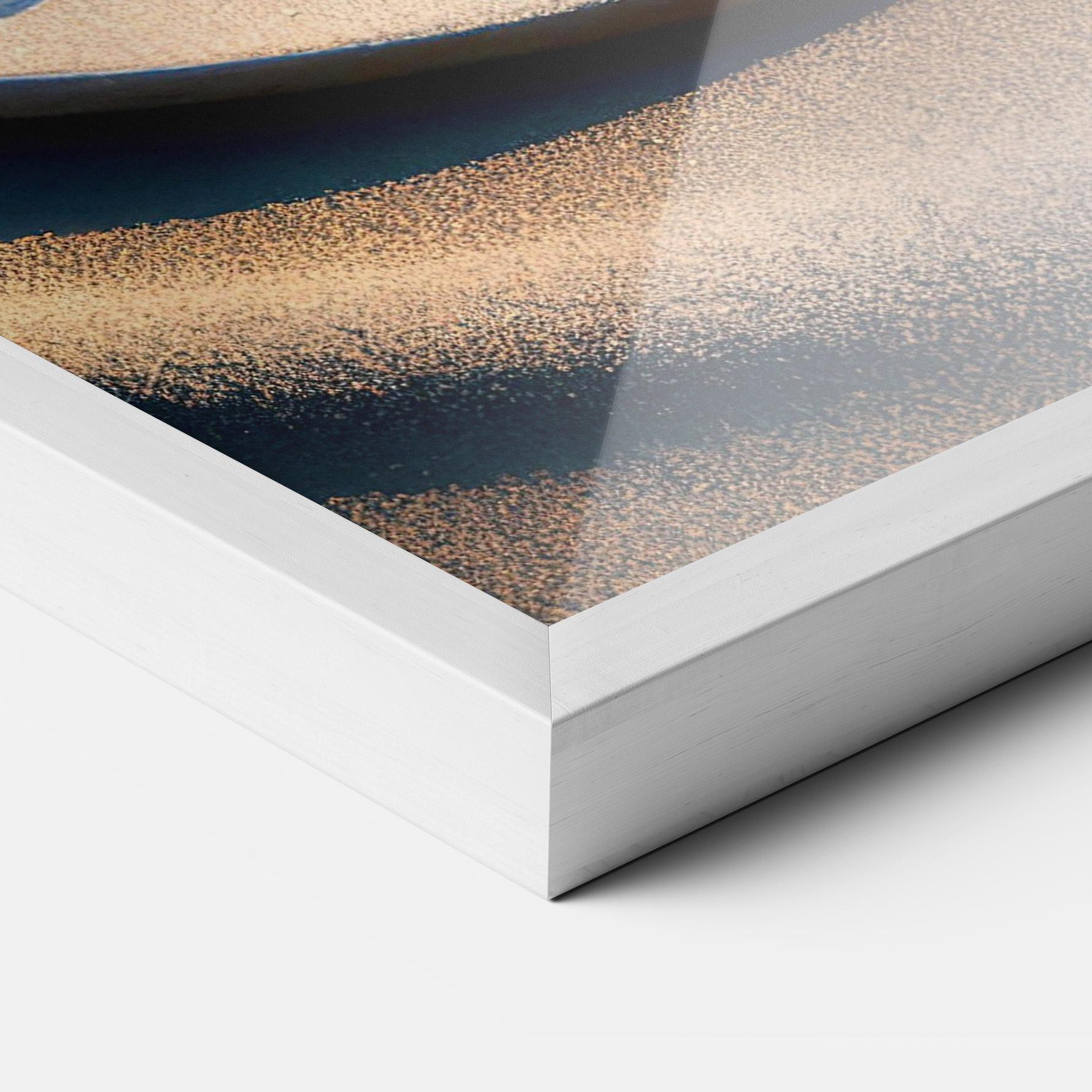 Рамкиран постер Pretty Sand Yinyang mockup 3