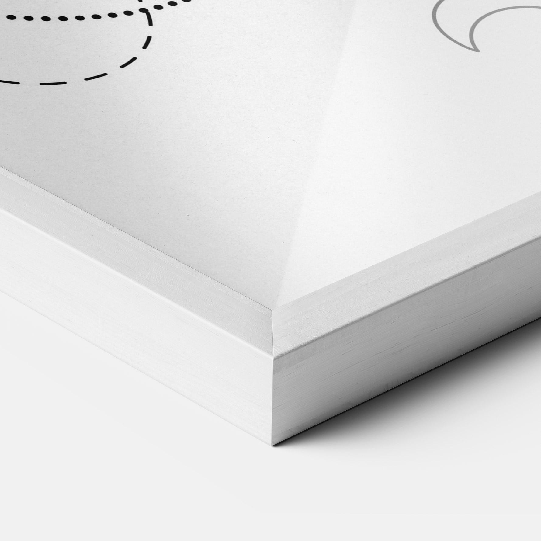 Рамкиран постер Yinyang Art Line mockup 3