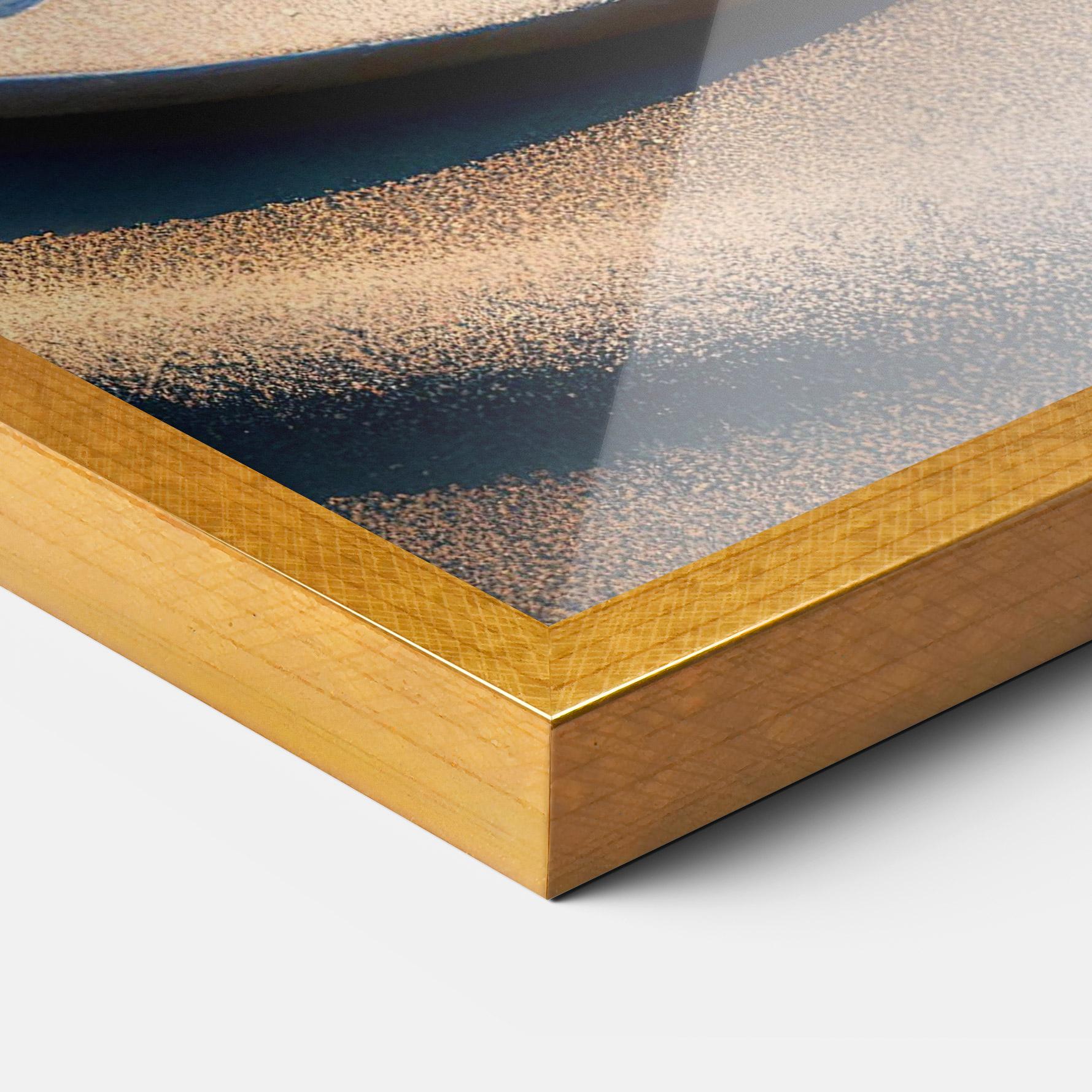 Рамкиран постер Pretty Sand Yinyang mockup 3