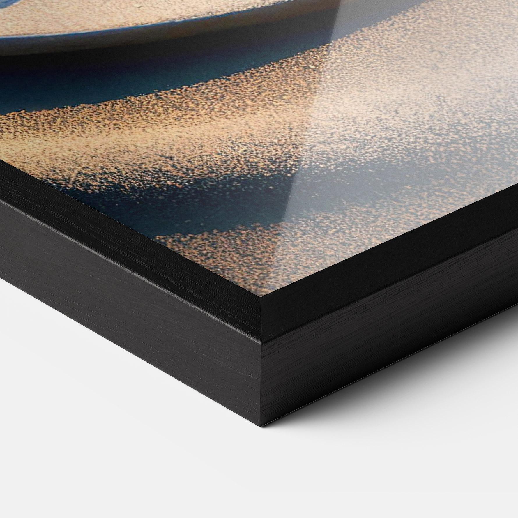 Рамкиран постер Pretty Sand Yinyang mockup 3