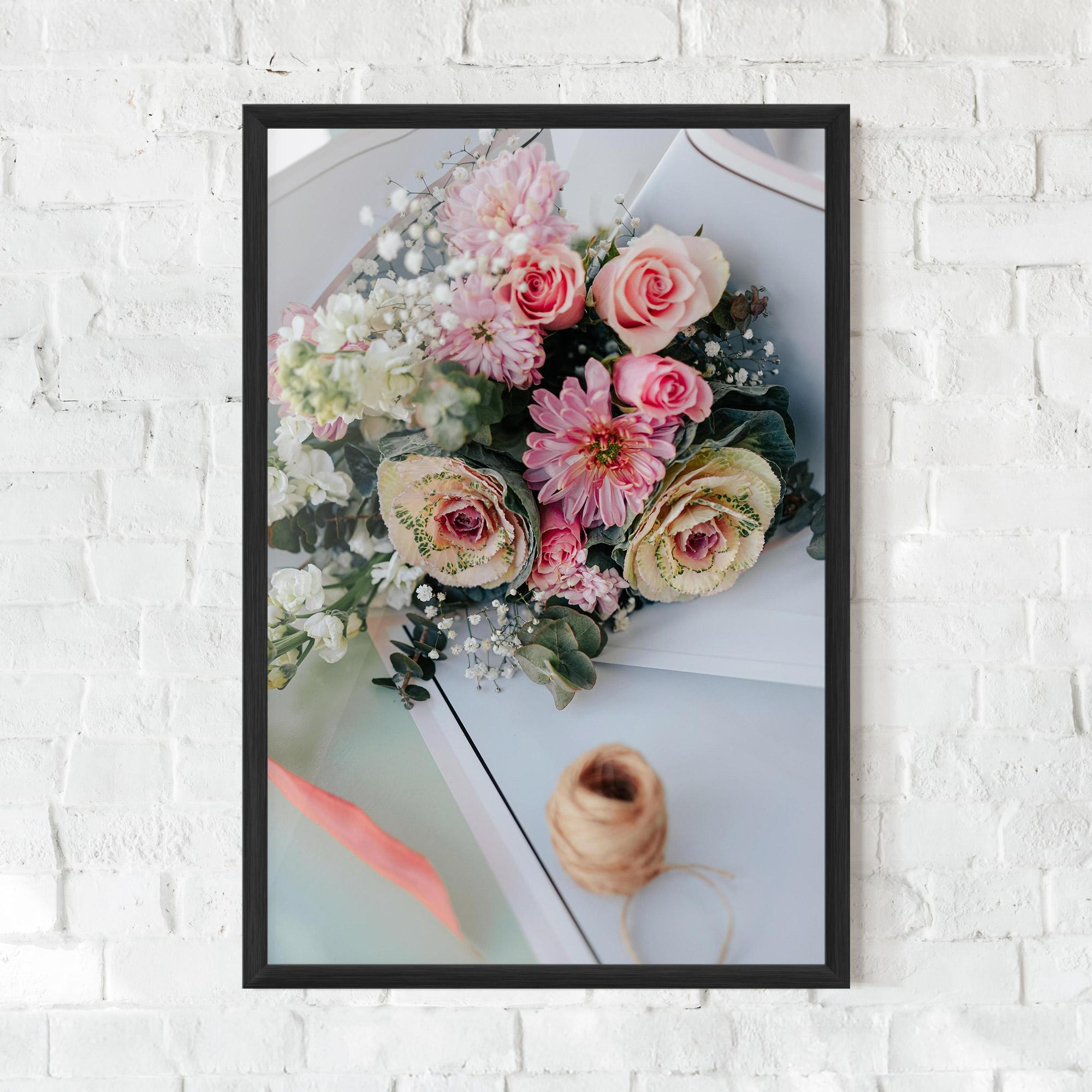 Рамкиран постер Table Bouquet mockup 0