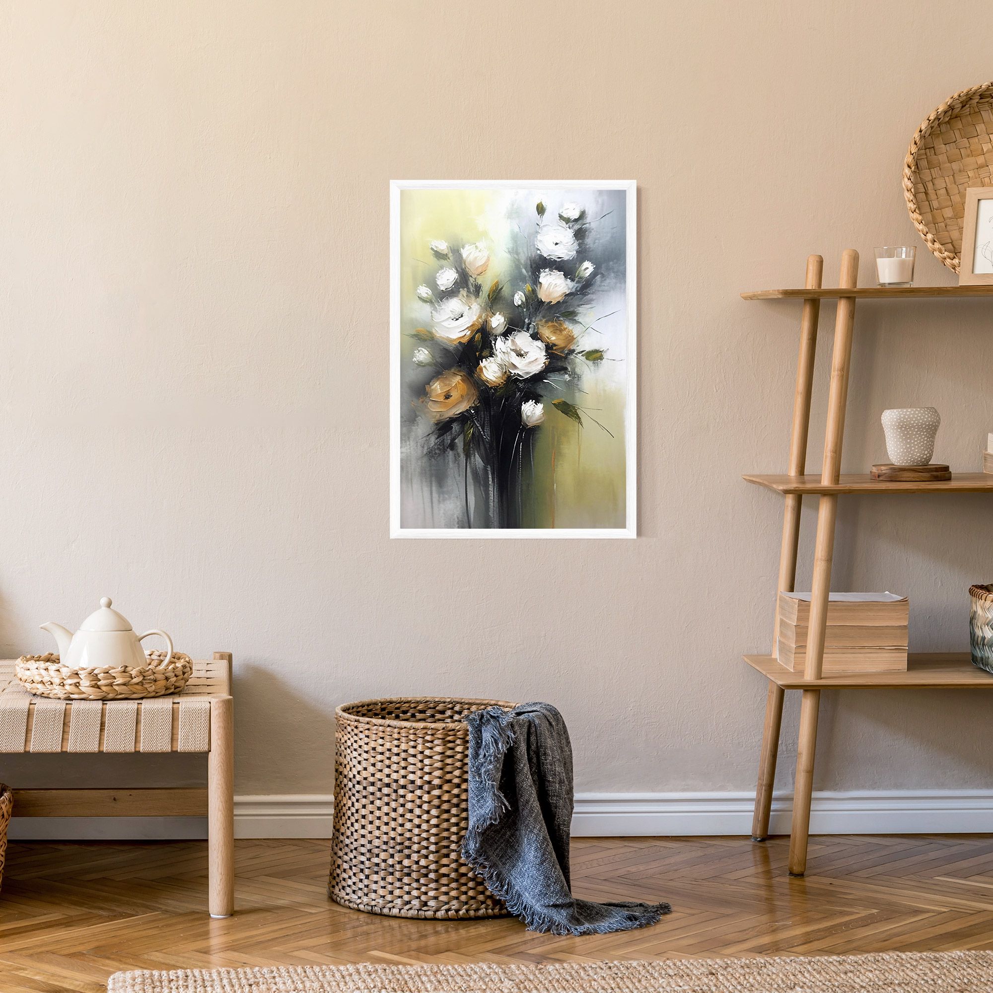 Bouquet Painting mockup 9