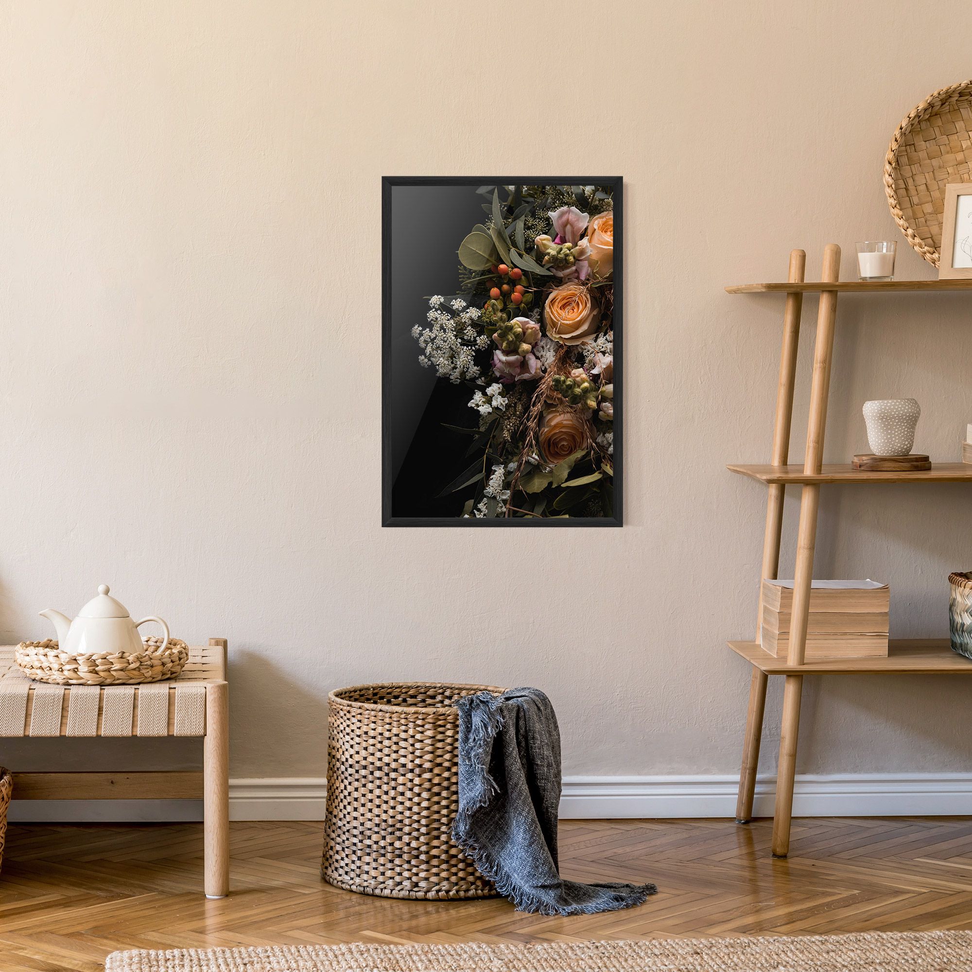 Dark Flower Bouquet mockup 9