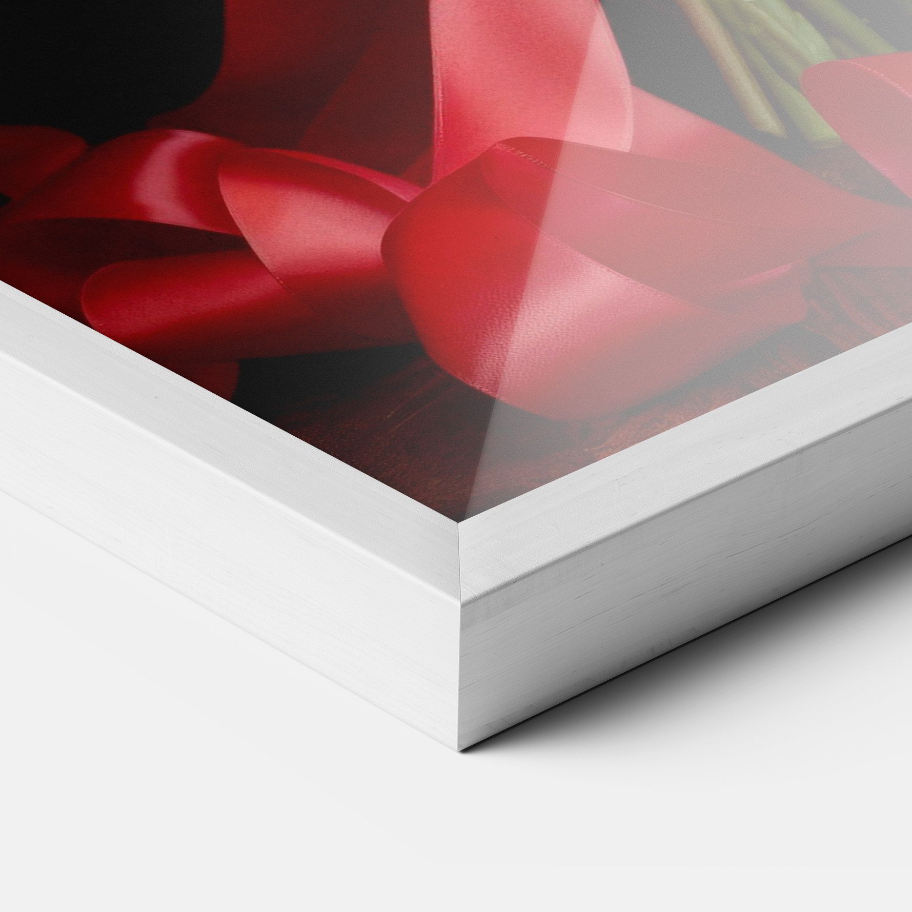 Beautiful Red Roses Bouquet mockup 3