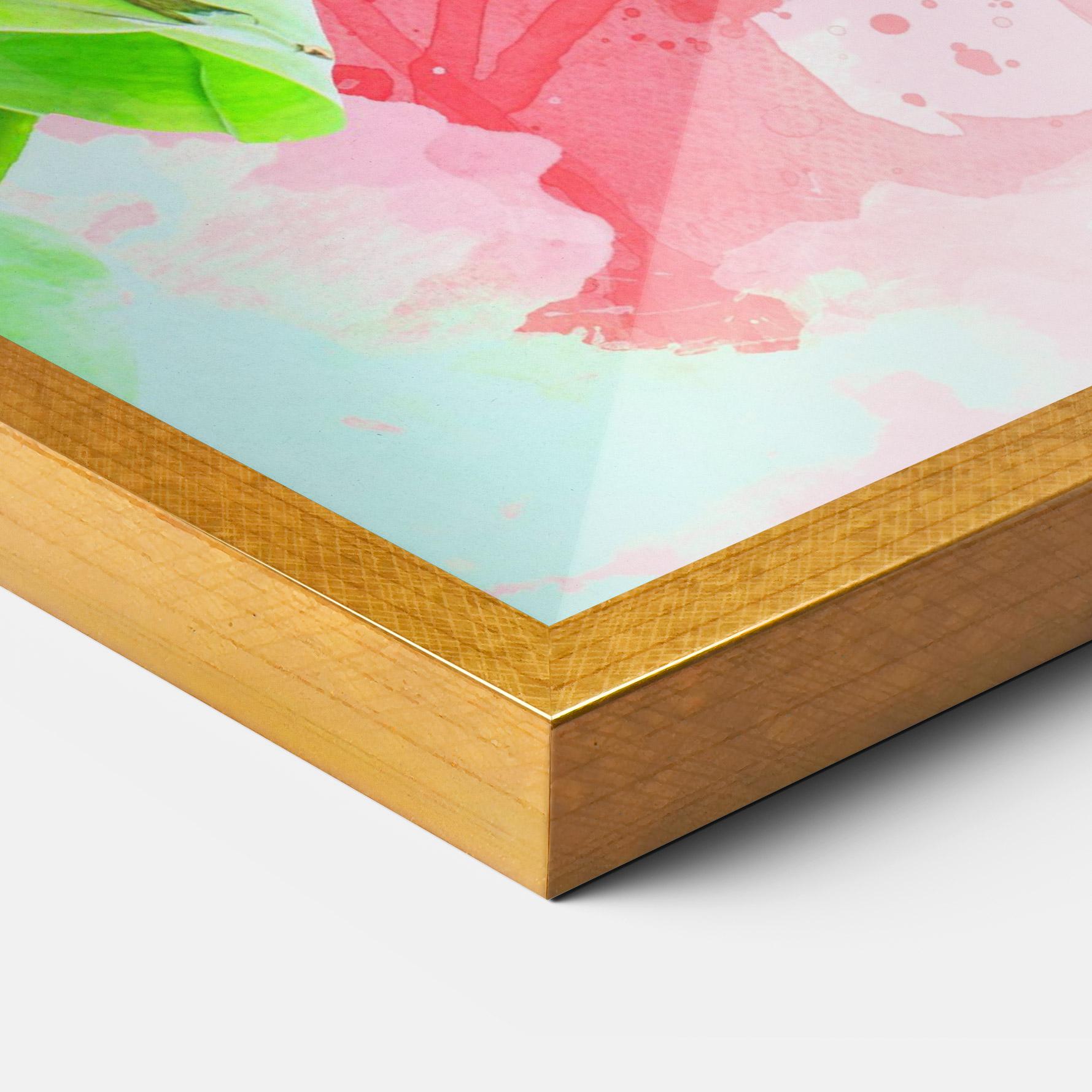 Рамкиран постер Red Tulips Bouquet mockup 3