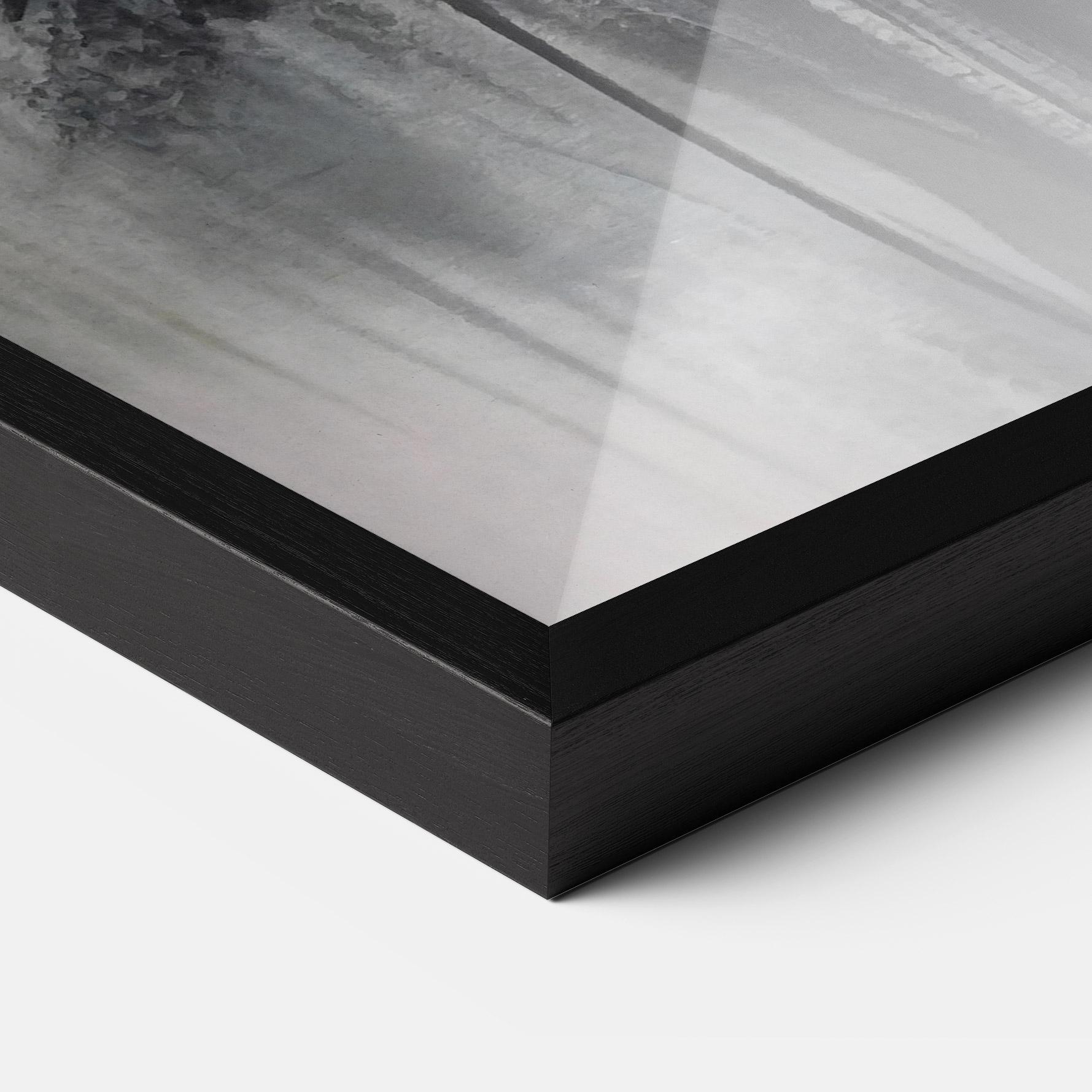 Рамкиран постер Bouquet Painting mockup 3