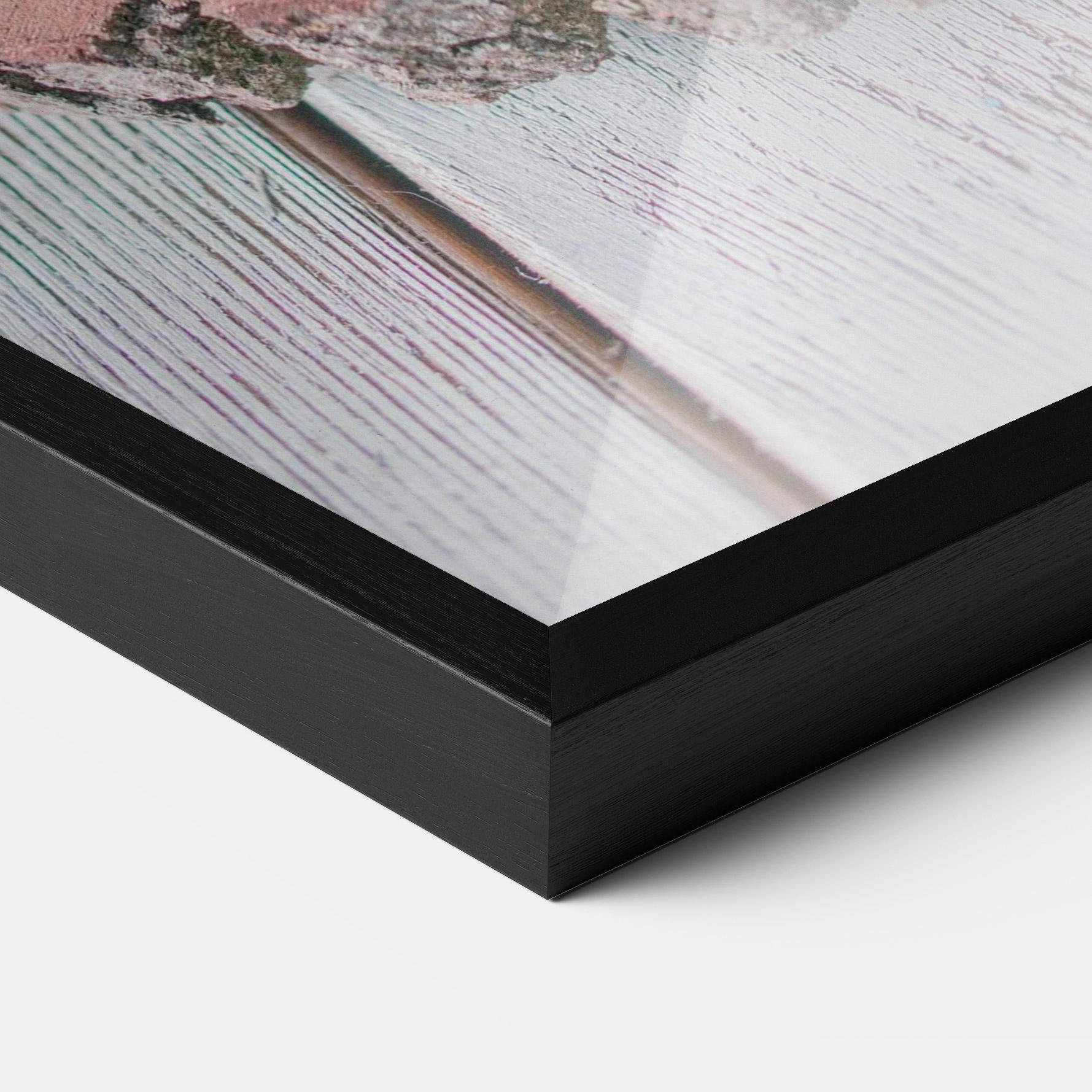 Рамкиран постер Purple Mix Bouquet mockup 3