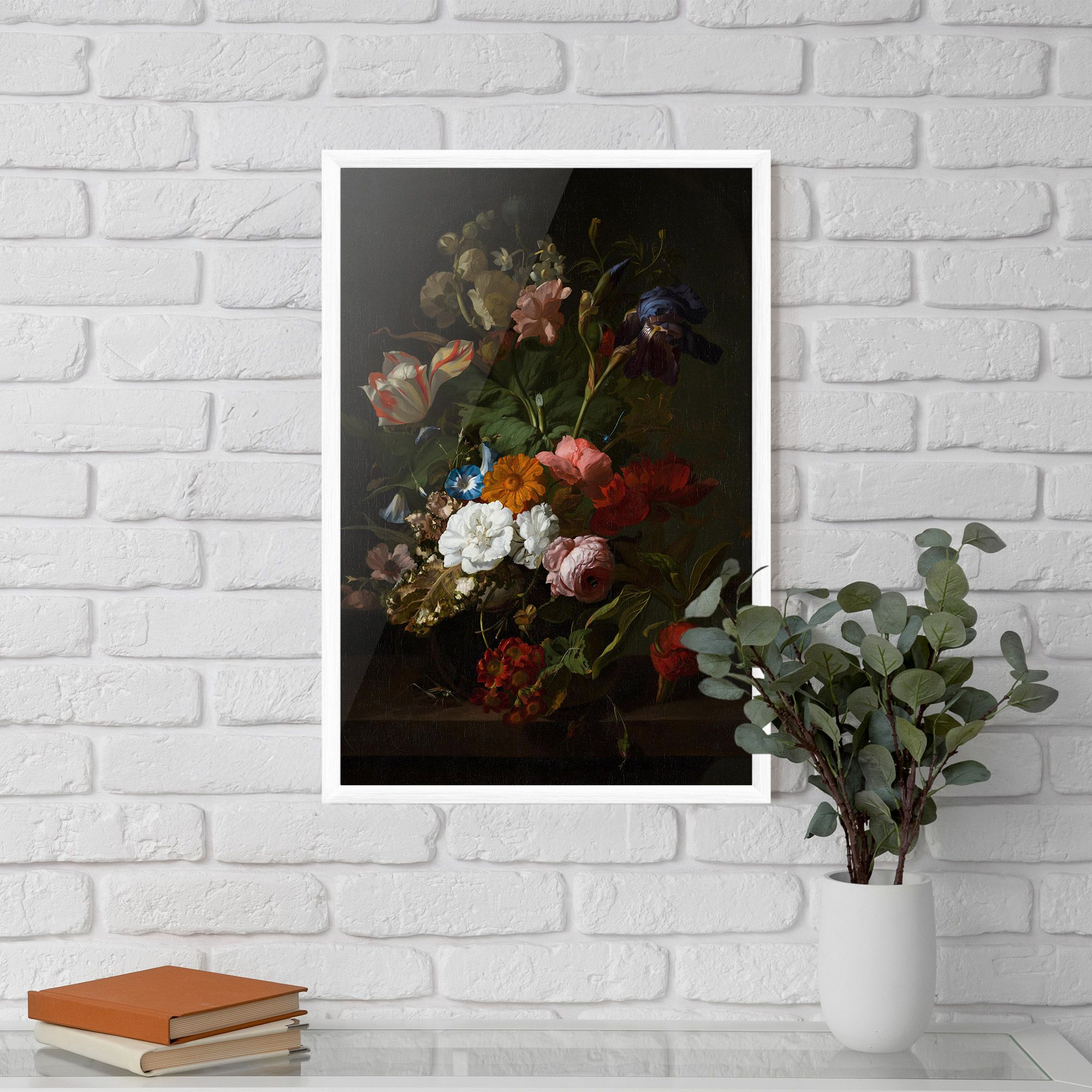 Dark Flowers Bouquet mockup 5