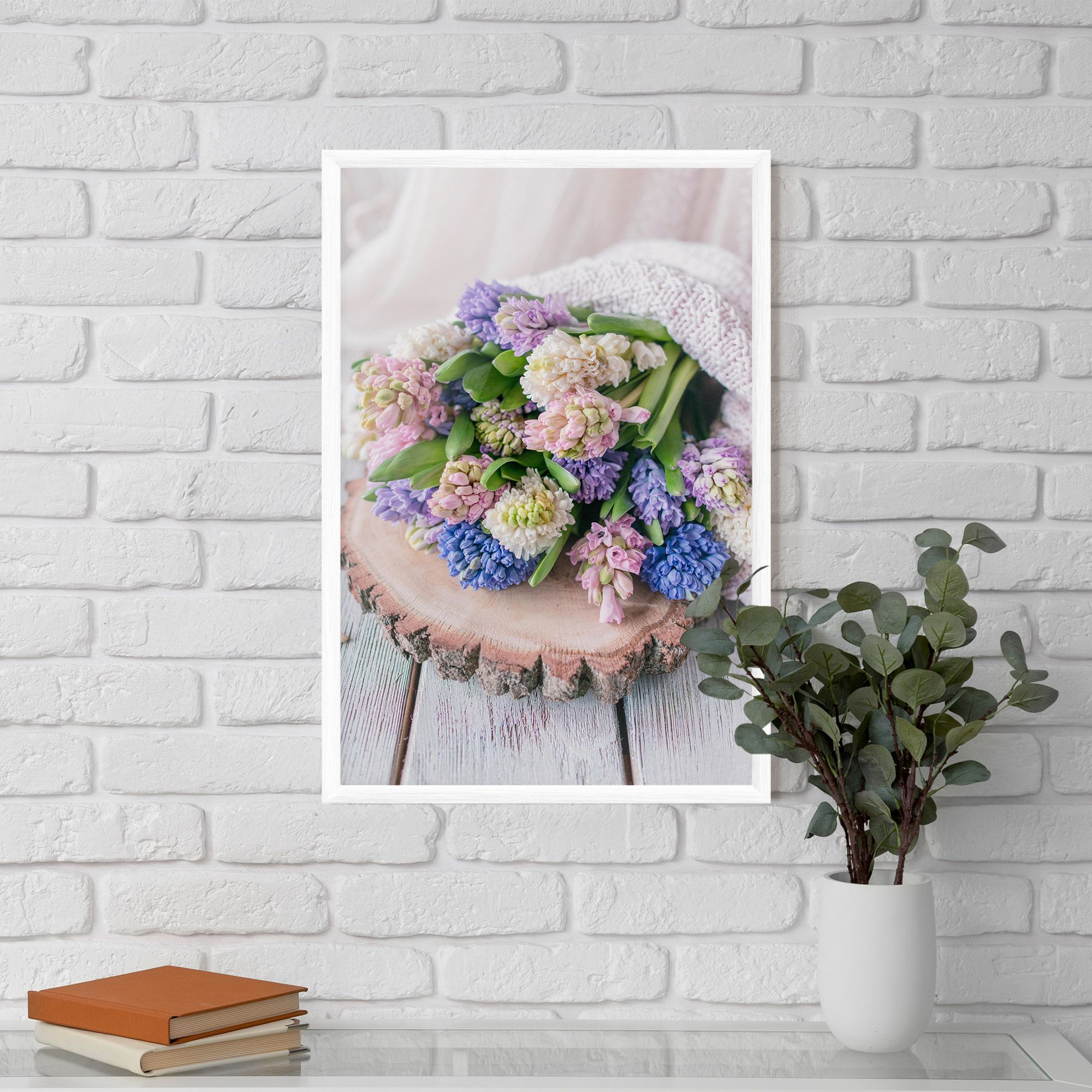 Purple Mix Bouquet mockup 5