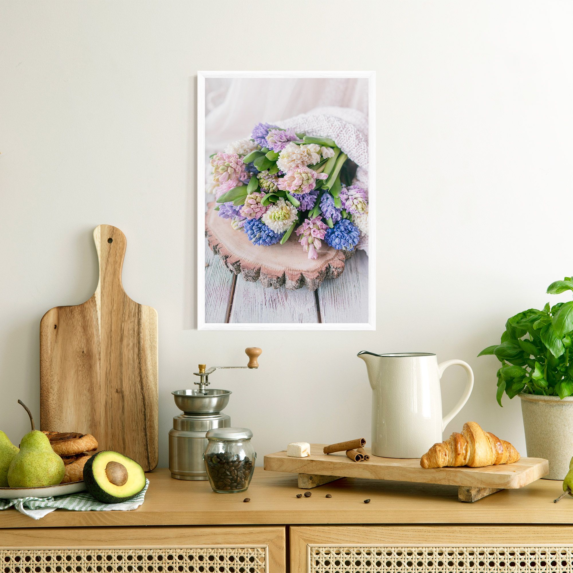 Purple Mix Bouquet mockup 8