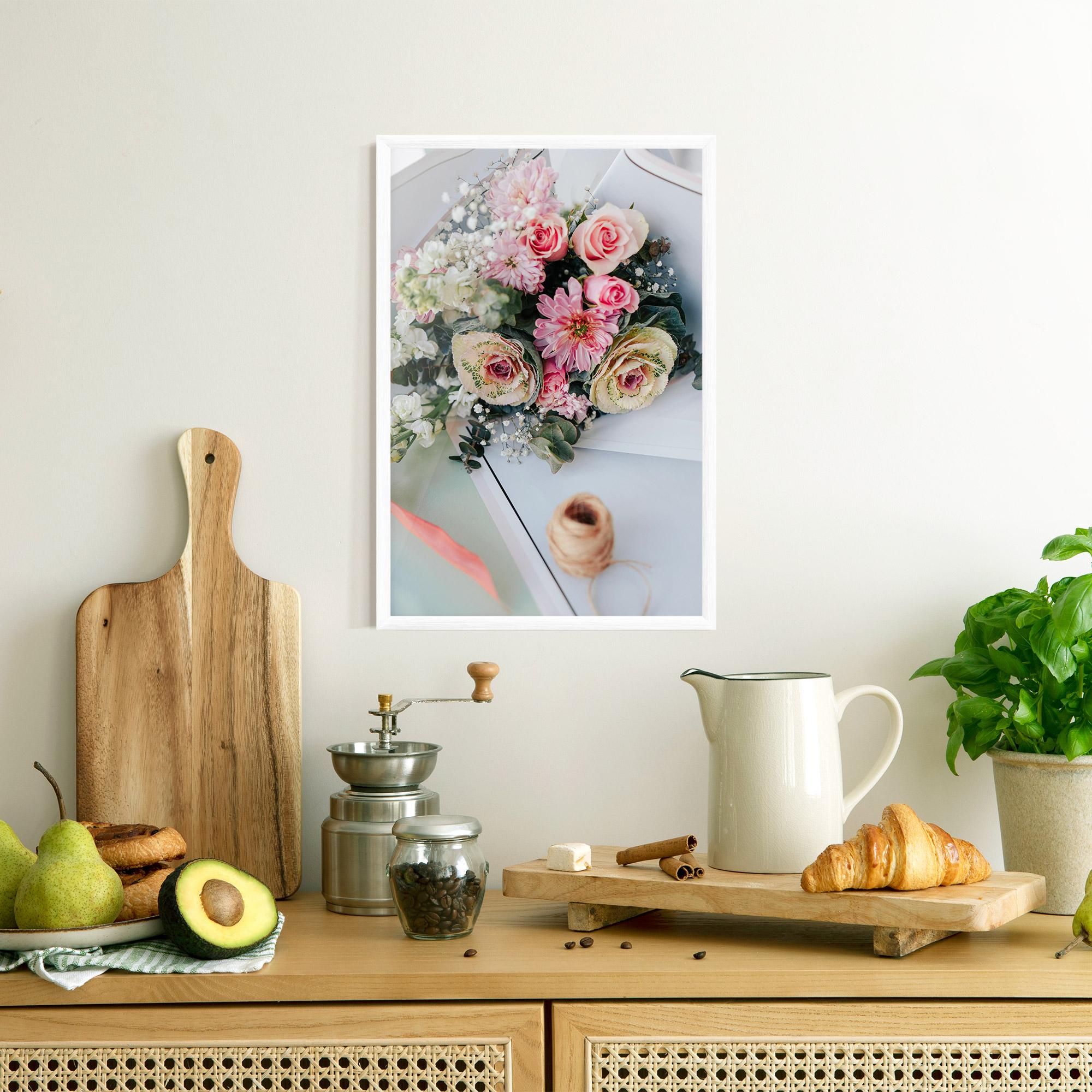 Рамкиран постер Table Bouquet mockup 8