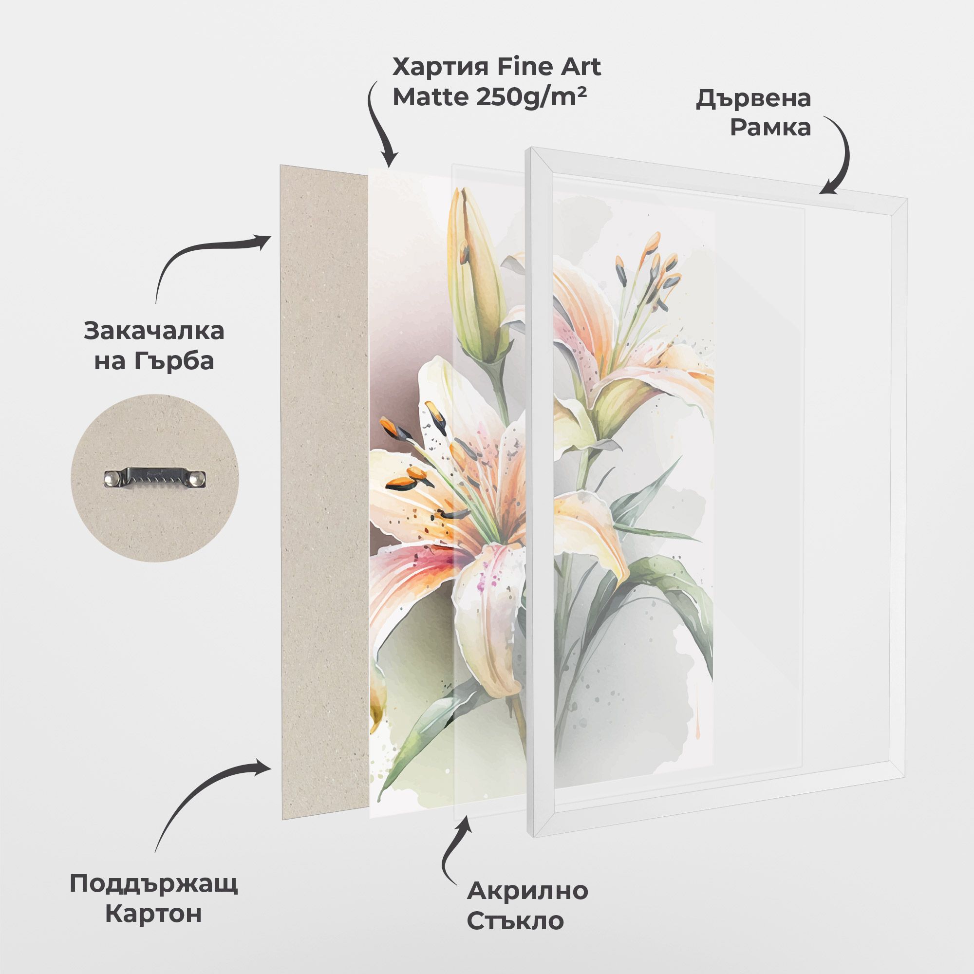 White Orange Lily mockup 1