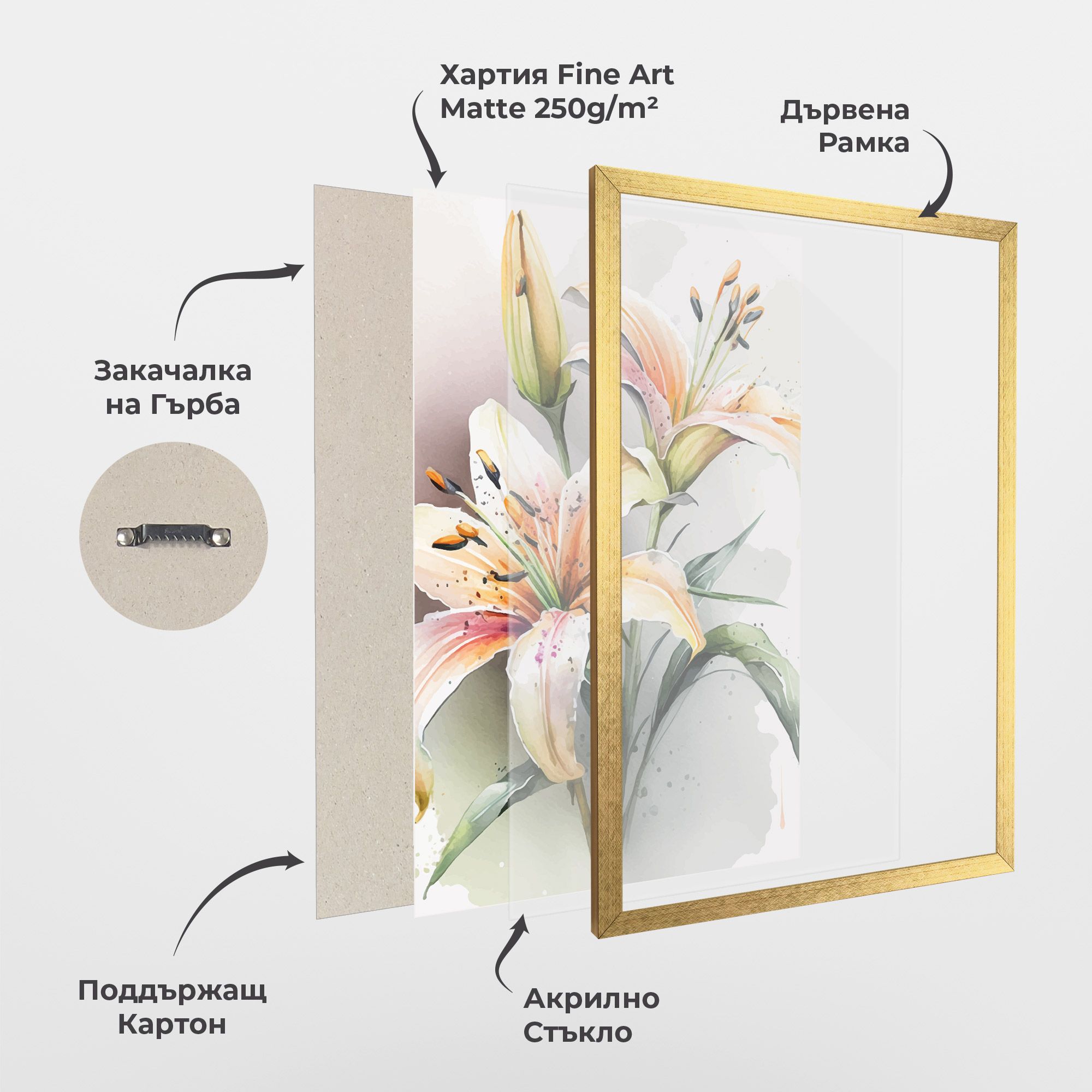 White Orange Lily mockup 1