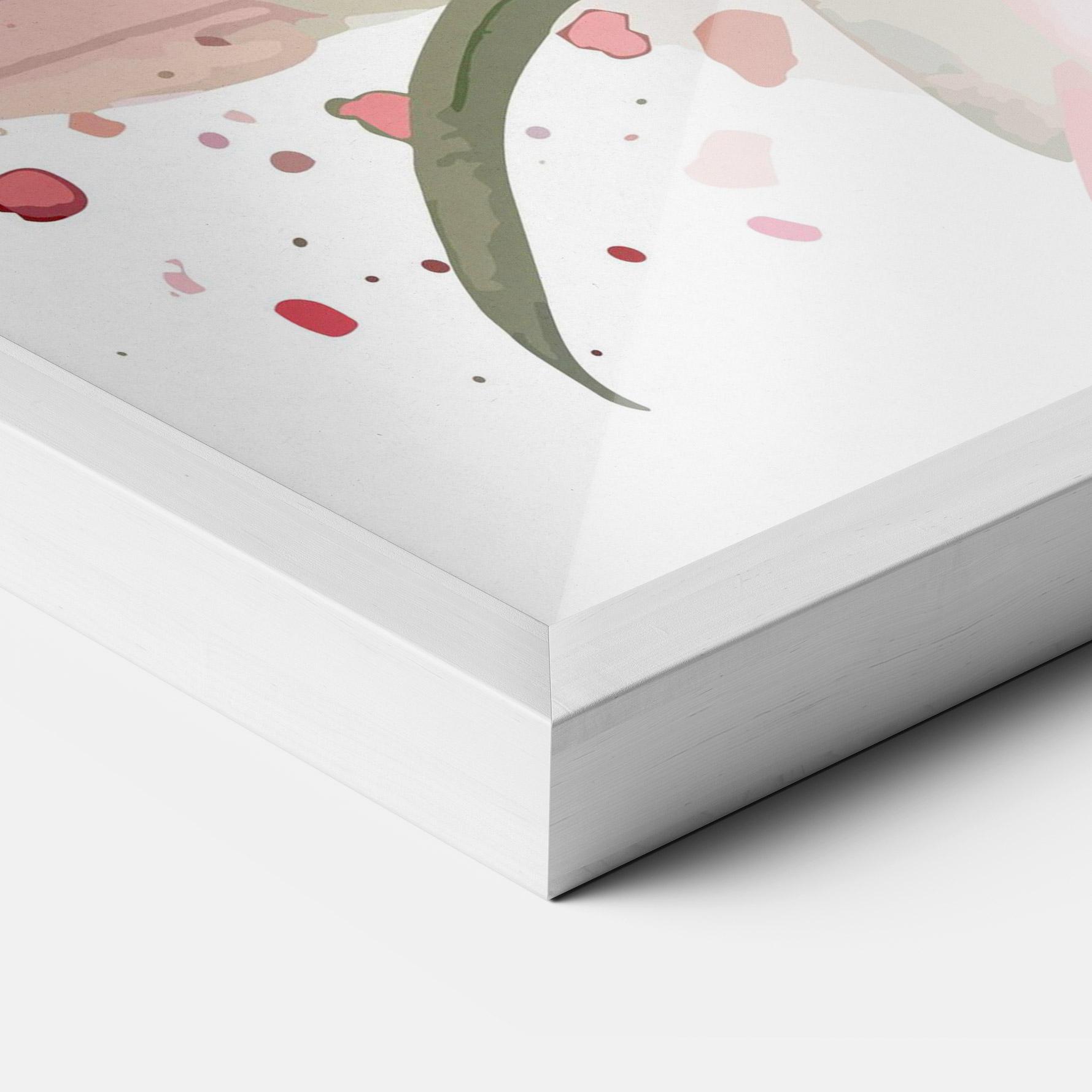 Рамкиран постер Beautiful Pink Lily mockup 3