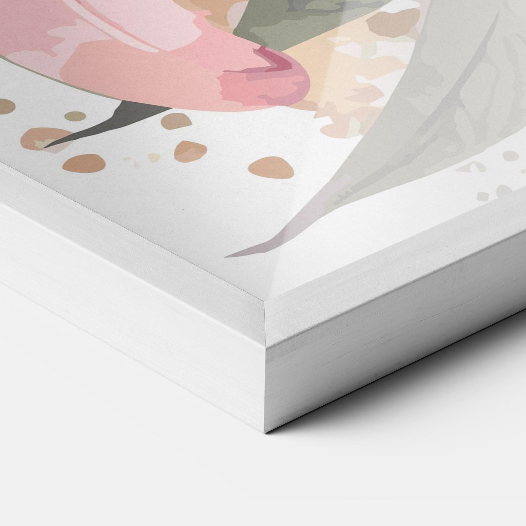 Рамкиран постер Light Pink Lily Art mockup 3