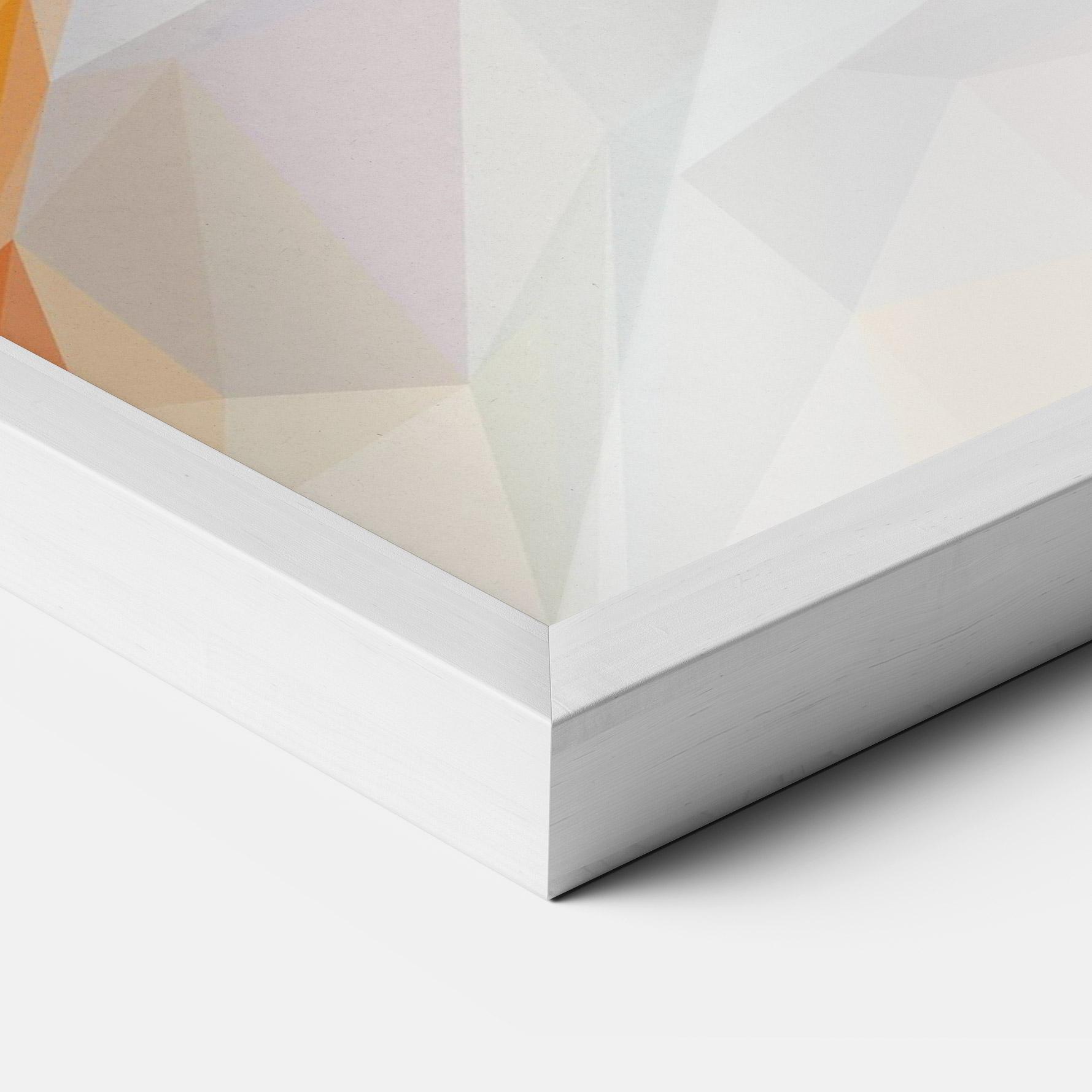 Рамкиран постер Yellow Orange Lily mockup 3