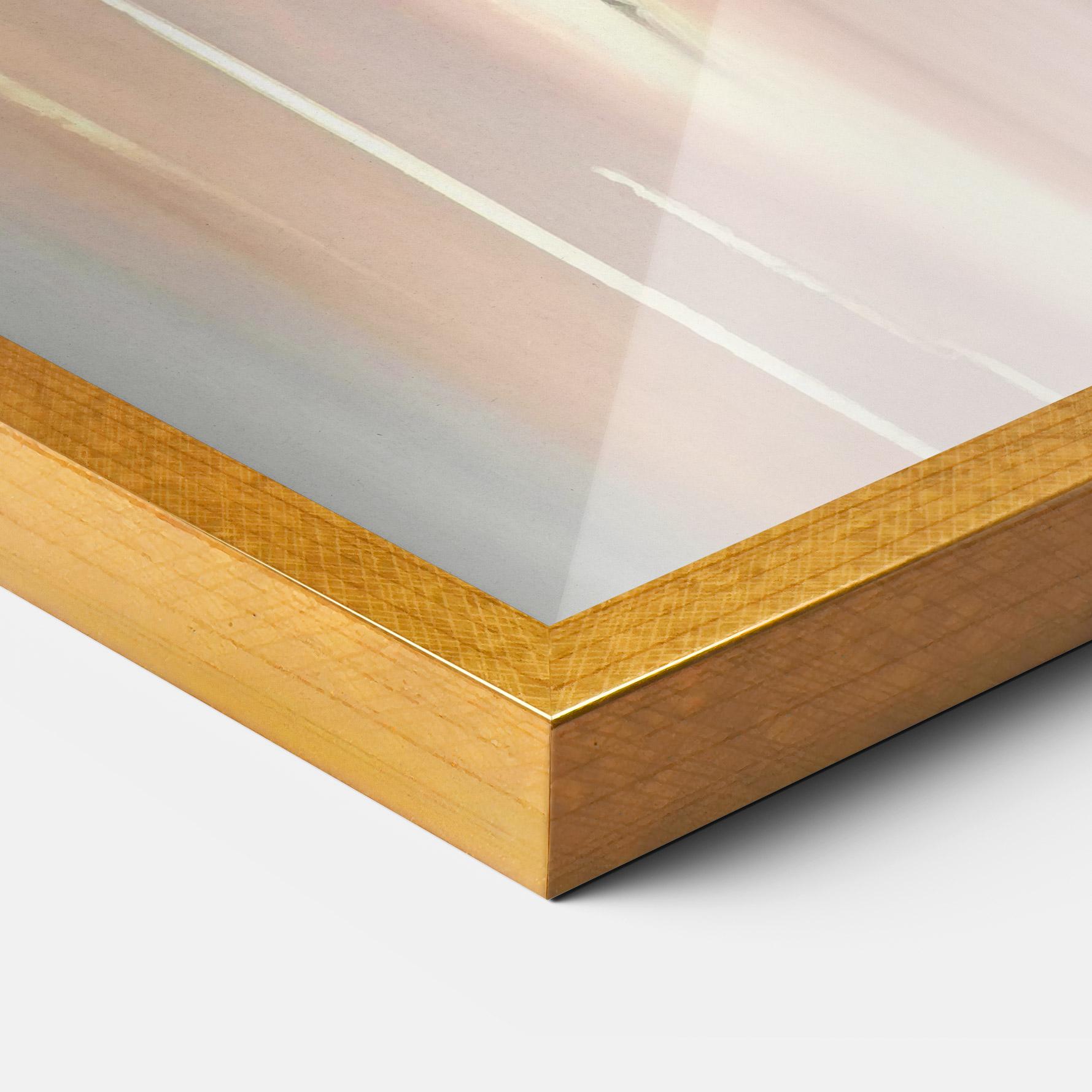 Рамкиран постер Abstract Lily Painting mockup 3