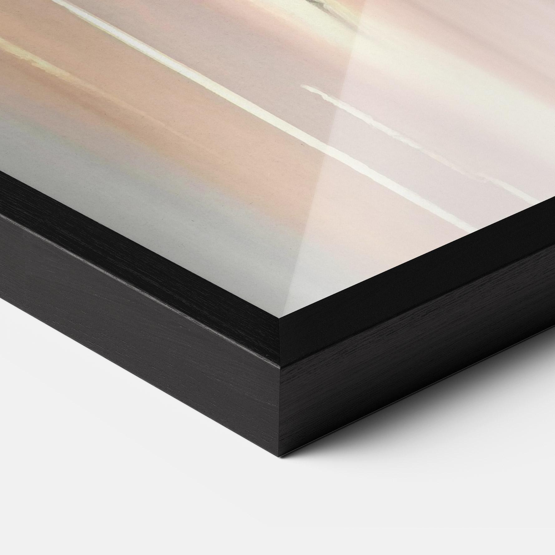 Рамкиран постер Abstract Lily Painting mockup 3