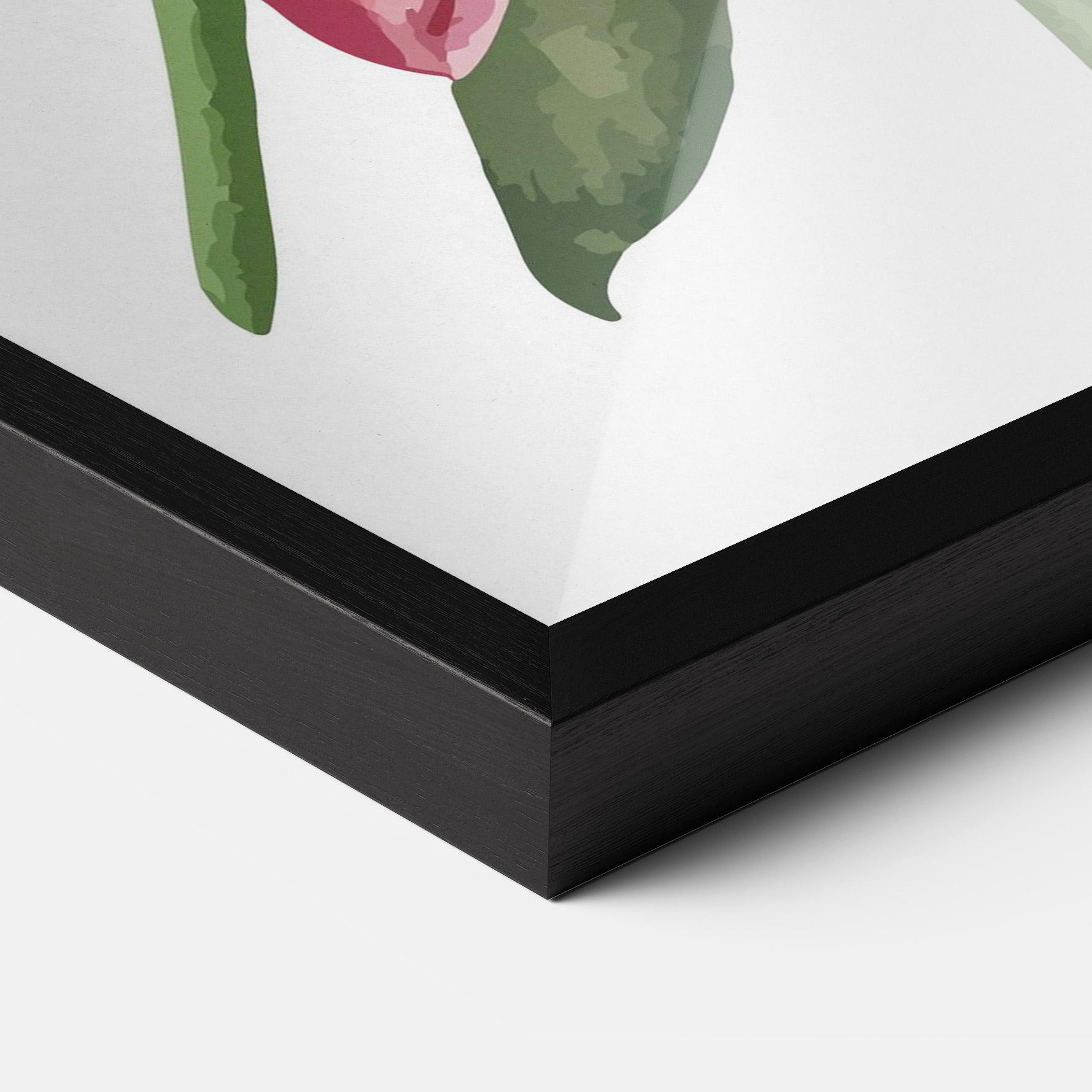 Рамкиран постер Lily Pretty Pink mockup 3