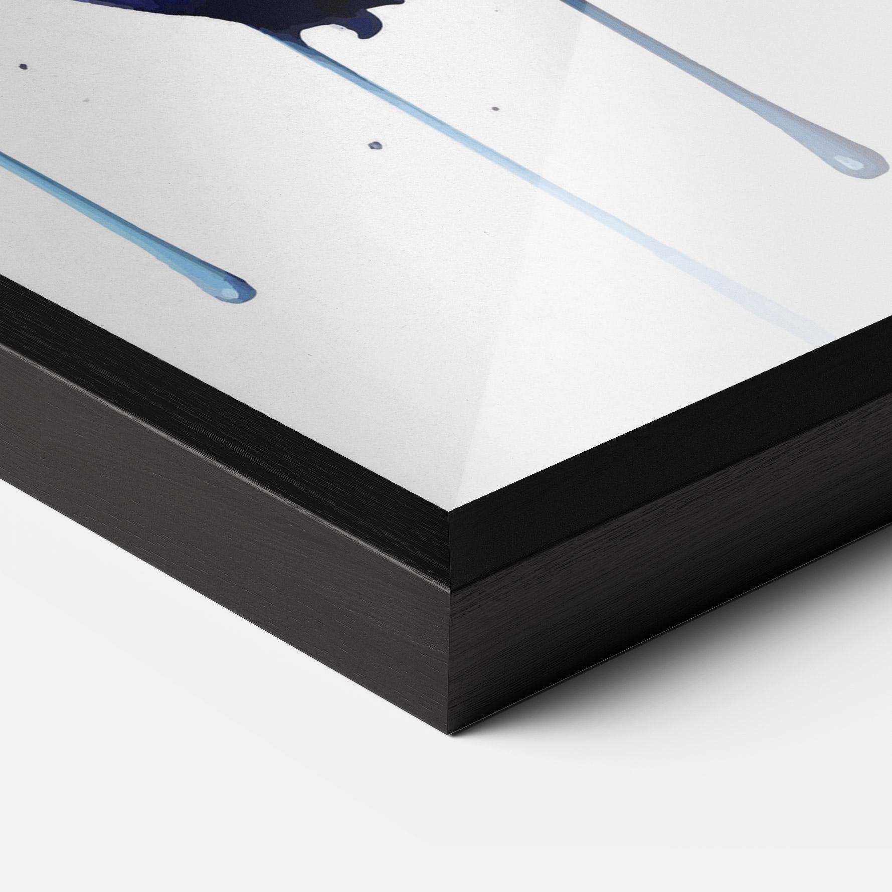 Рамкиран постер Purple Orange Lily mockup 3