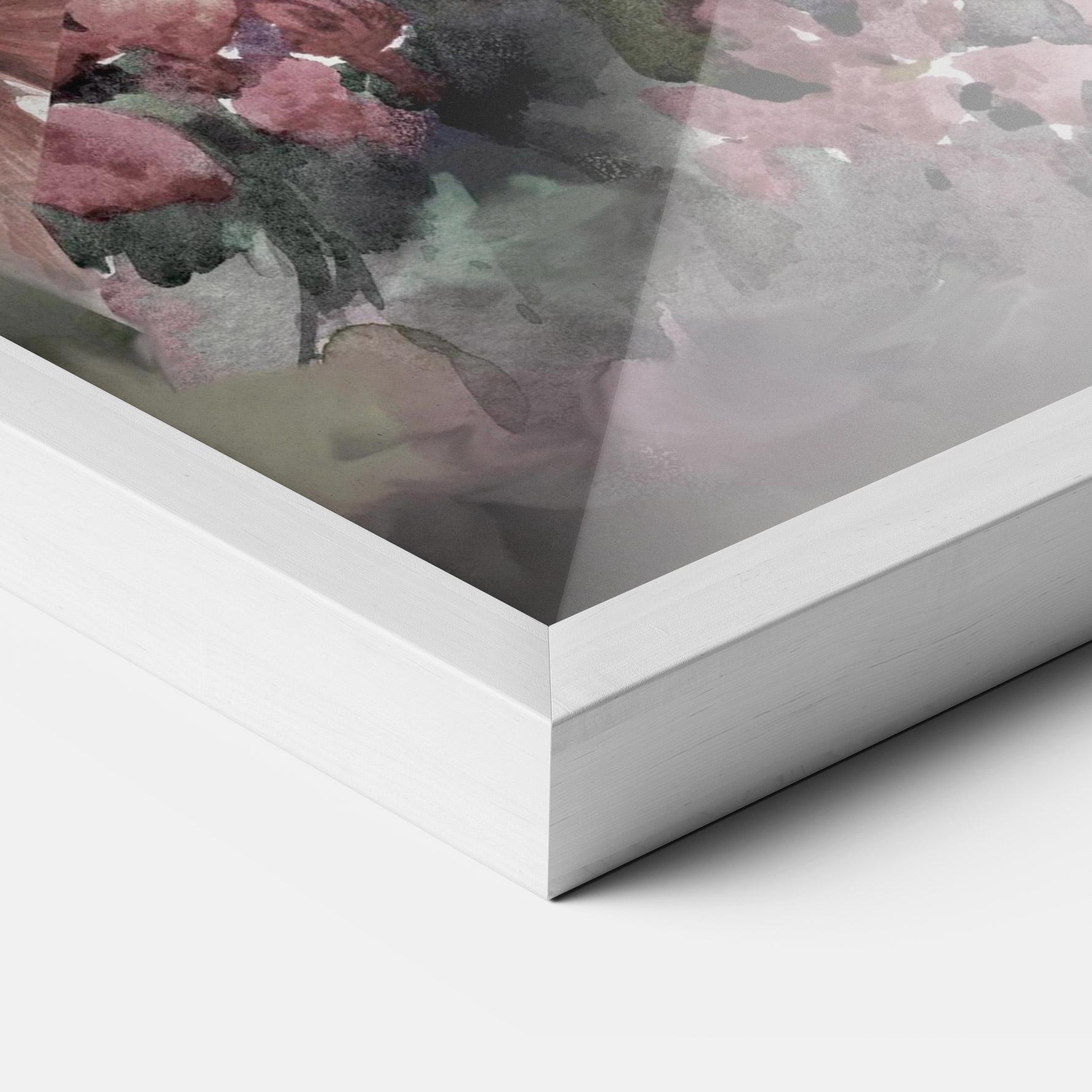 Рамкиран постер Contrastul De Flori mockup 3