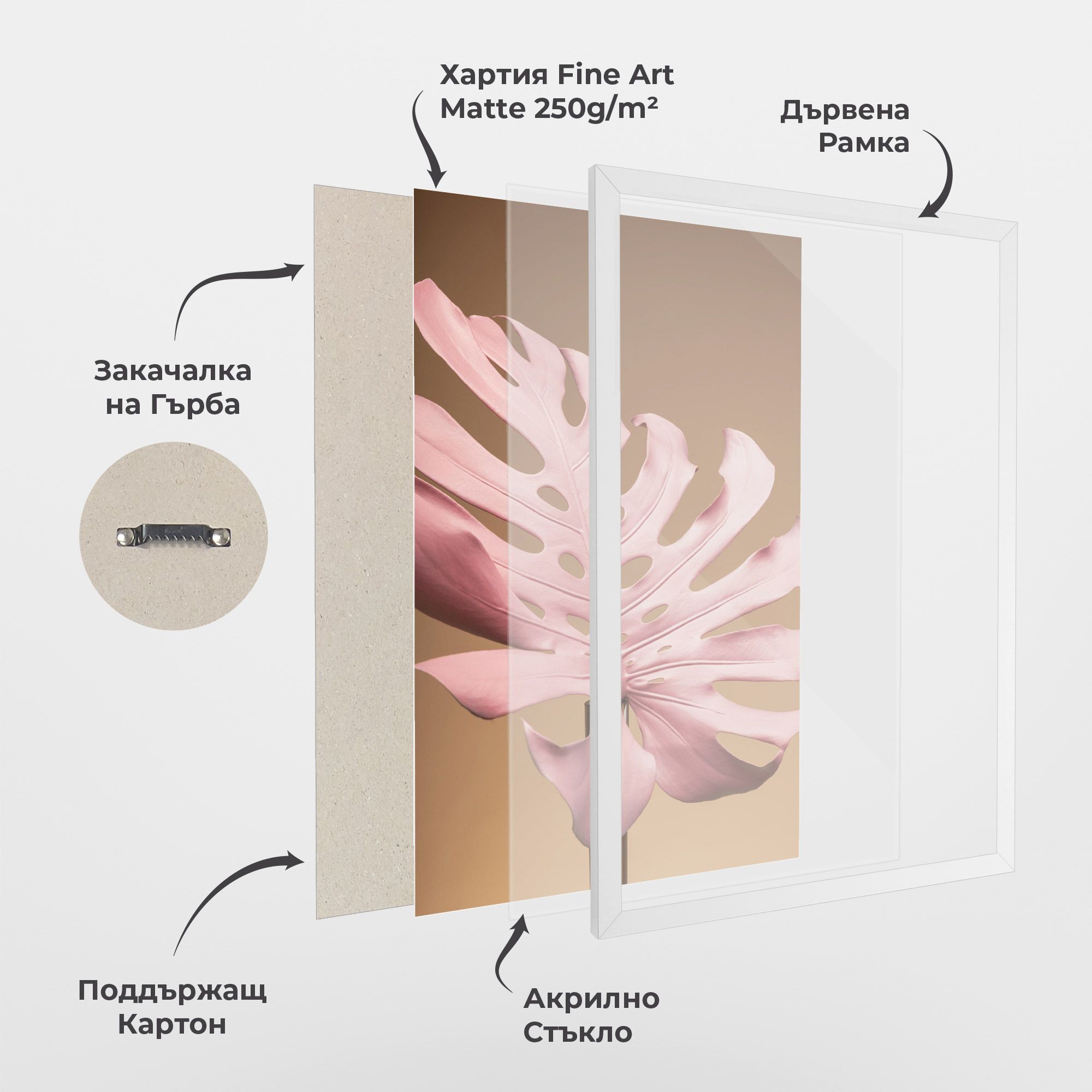 Exotic Pink Leaf mockup 1