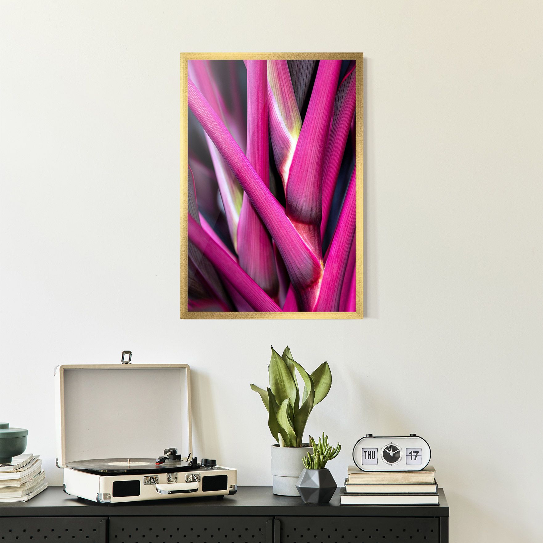 Purple Exotic Plant mockup 2
