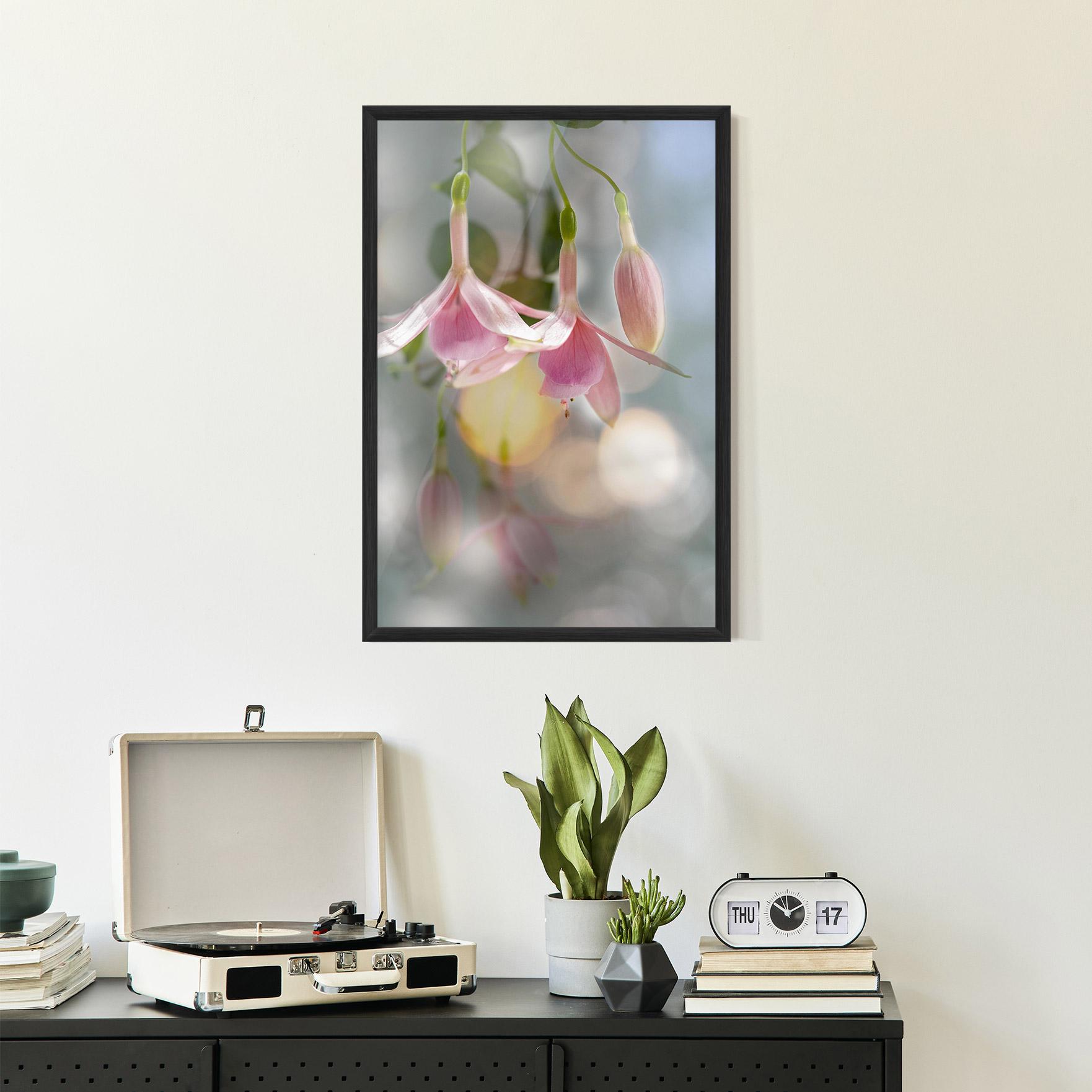 Рамкиран постер Dreamy Pink Exotic mockup 2