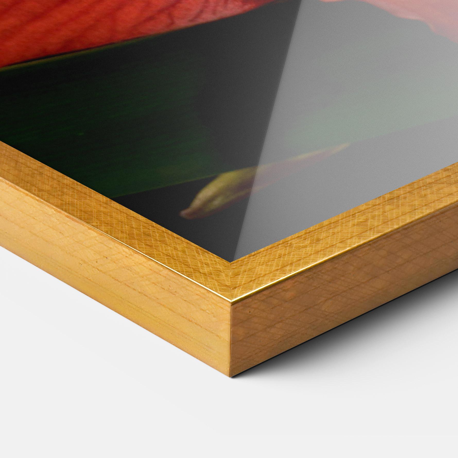 Рамкиран постер Red Yellow Exotic mockup 3