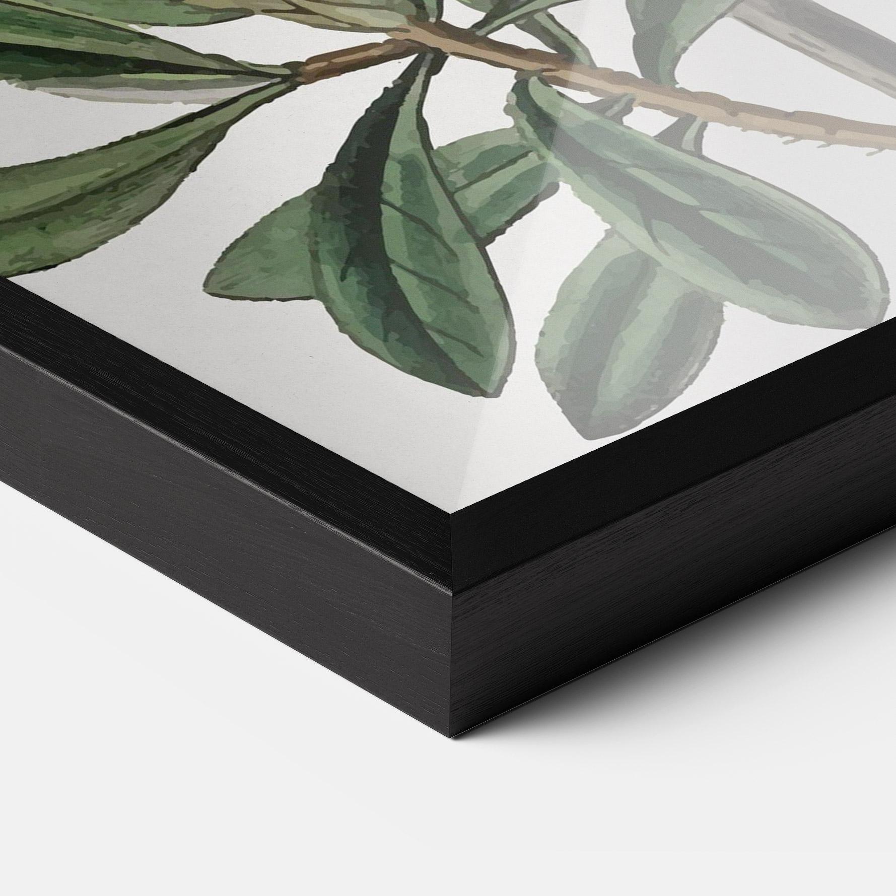 Рамкиран постер Exotic White Red mockup 3