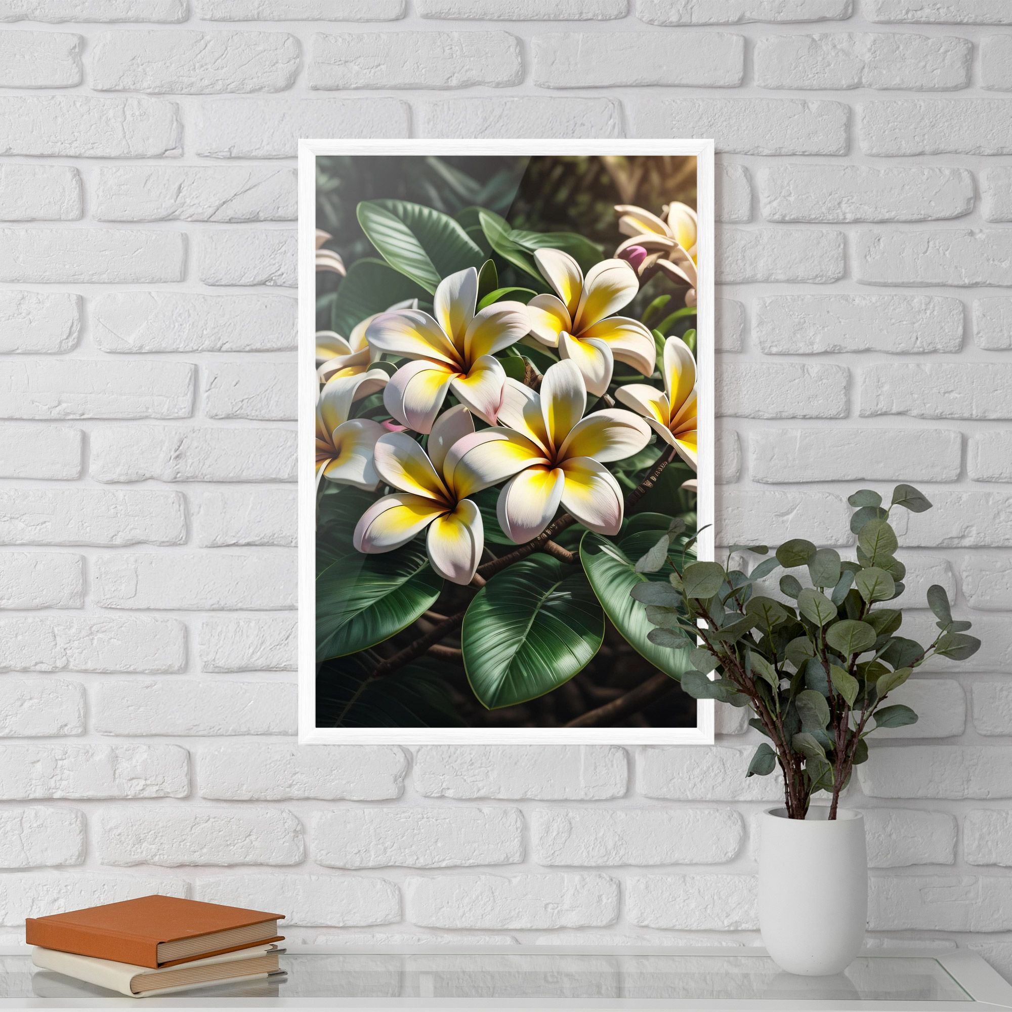 Exotic White Yellow mockup 5