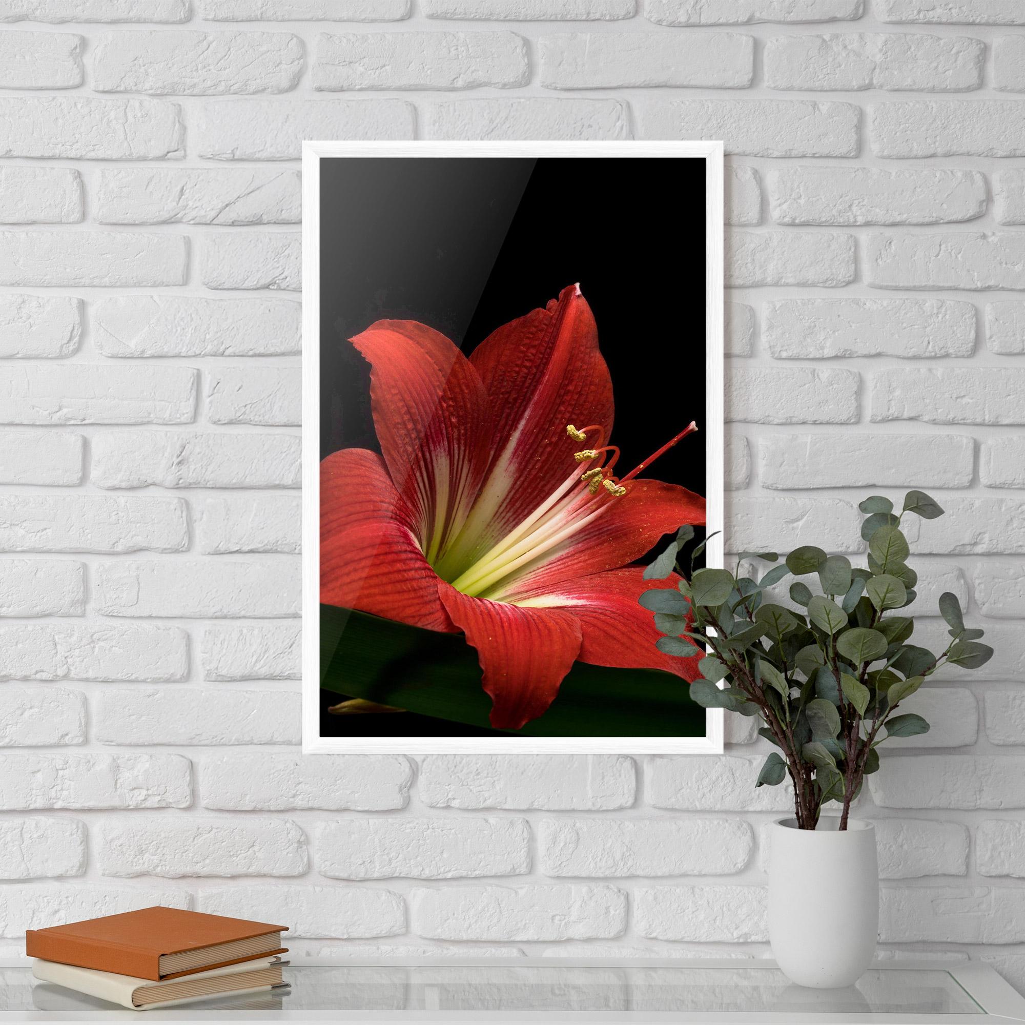 Рамкиран постер Red Yellow Exotic mockup 5