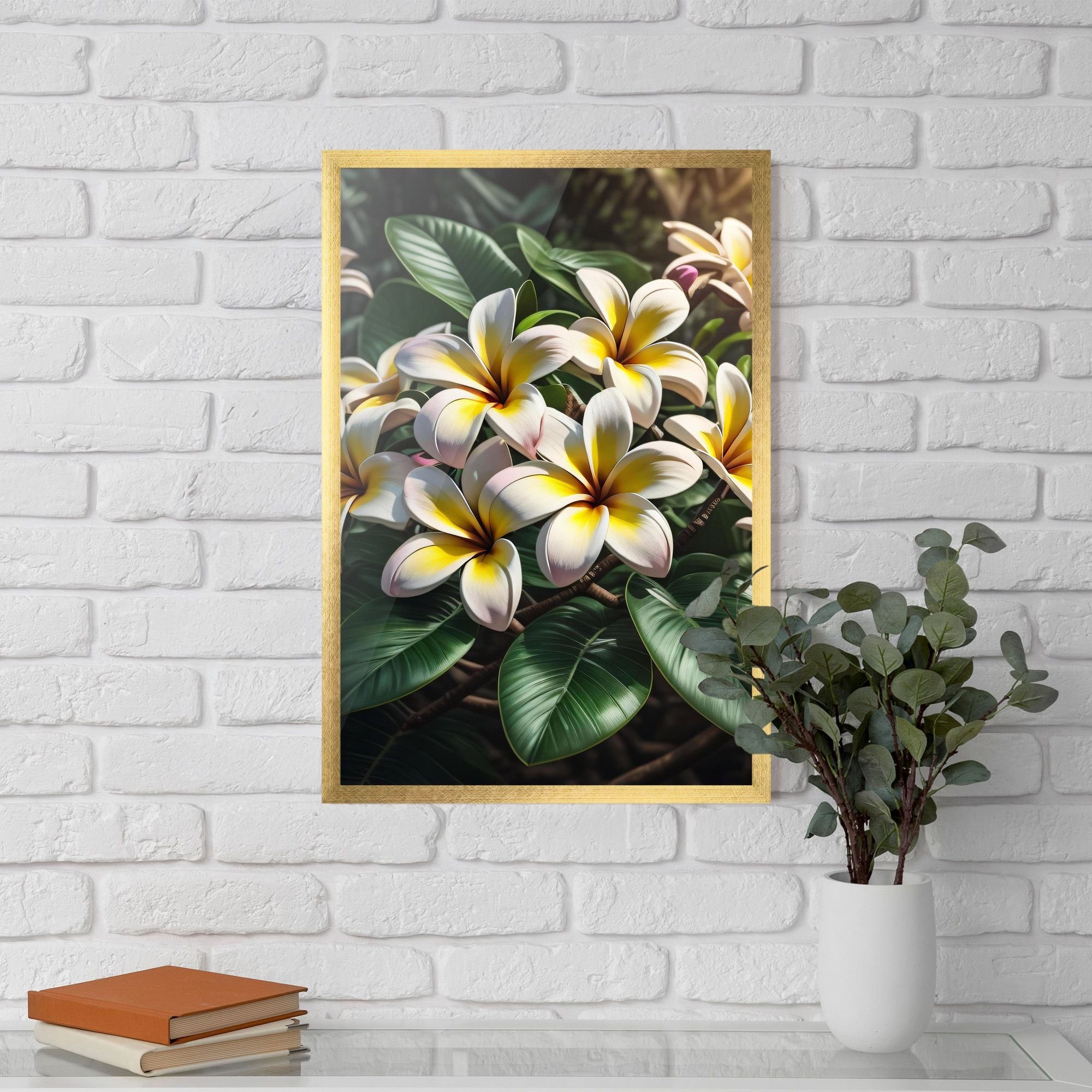 Exotic White Yellow mockup 5
